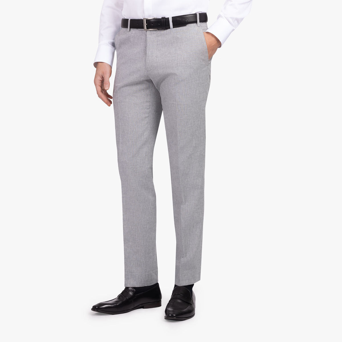 Anzug Pesaro in hellgrau aus Leinen und Baumwolle hellgrau Bild 6