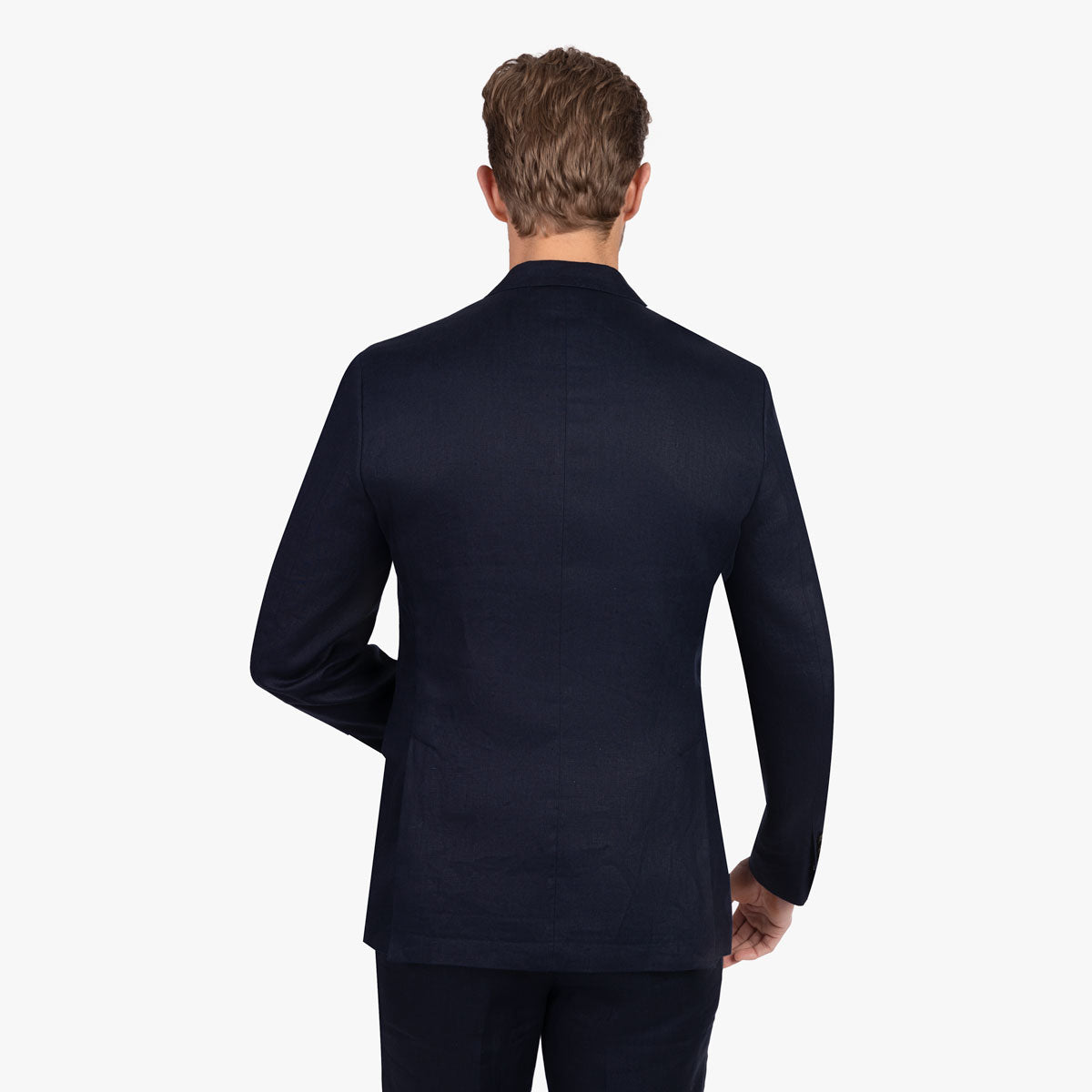 Anzug Prato aus 100% Leinen in dunkelblau dkl. blau Bild 3