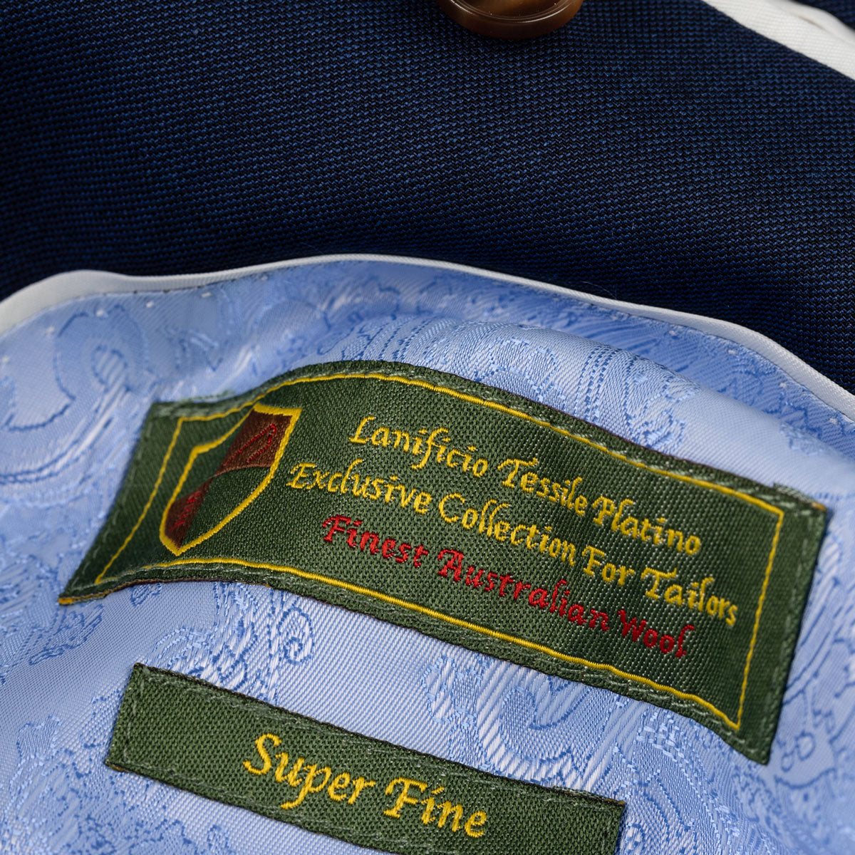 Anzug Prato mit R-Bund in blau blau Bild 10