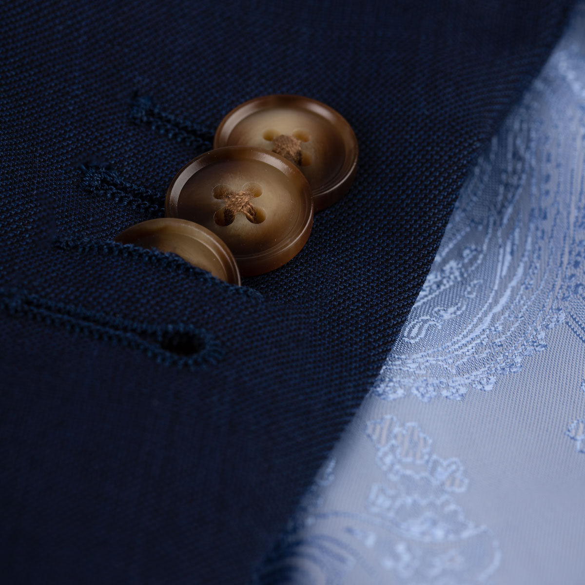 Anzug Prato mit R-Bund in blau blau Bild 8