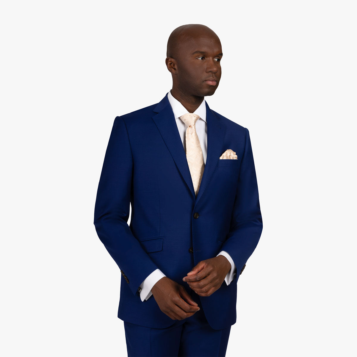 Anzug Prato mit schräg gestellten Taschen in royalblau royal Bild 2