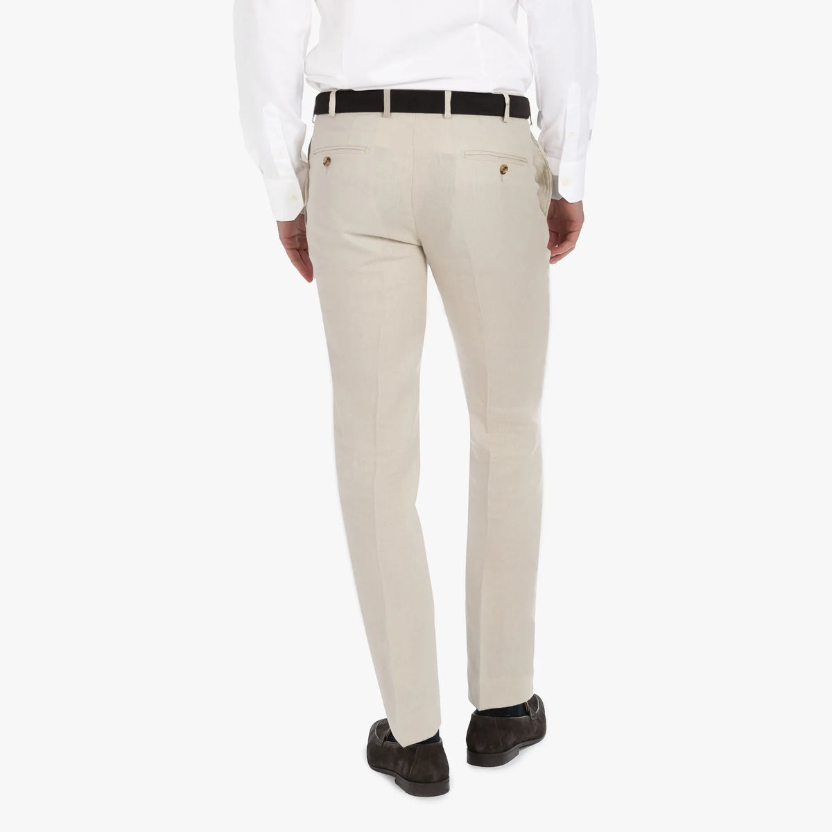 Baukastenhose Siena aus Leinen in Creme beige Bild 2
