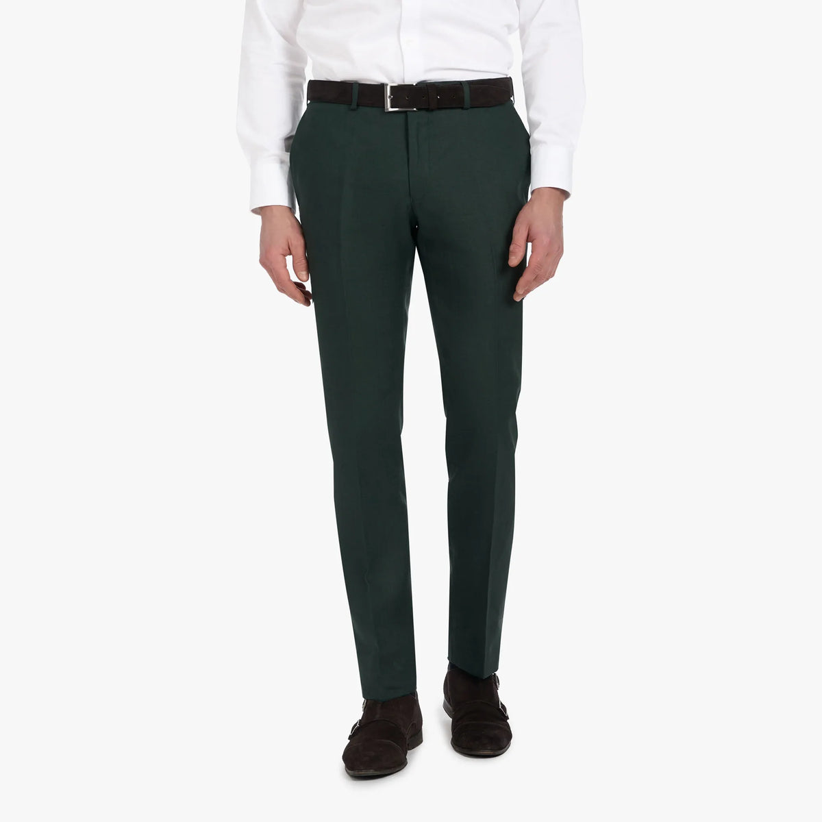 Baukastenhose Siena aus Leinen in Dunkelgrün dkl. grün Bild 1
