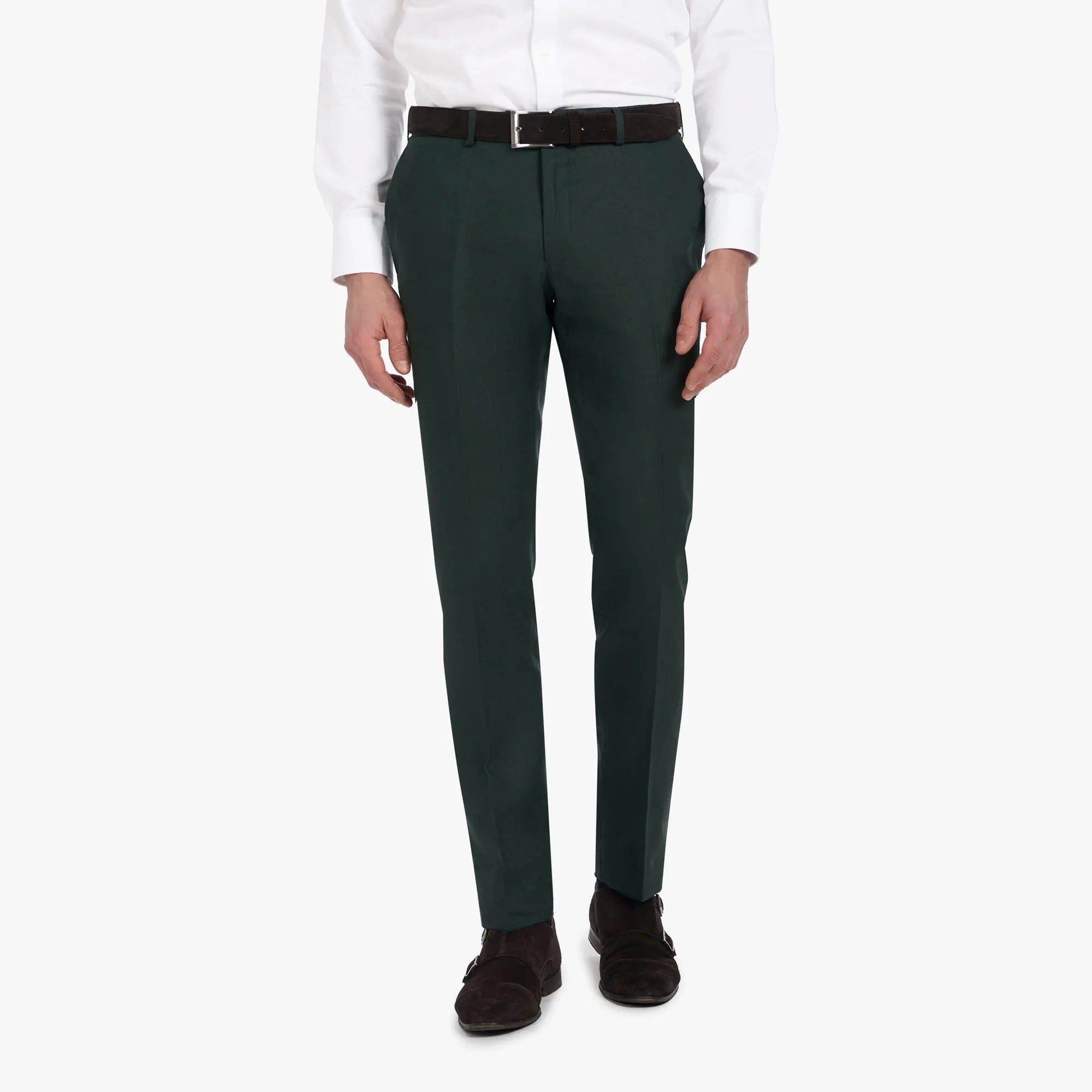 Baukastenhose Siena aus Leinen in Dunkelgrün dkl. grün Bild 1