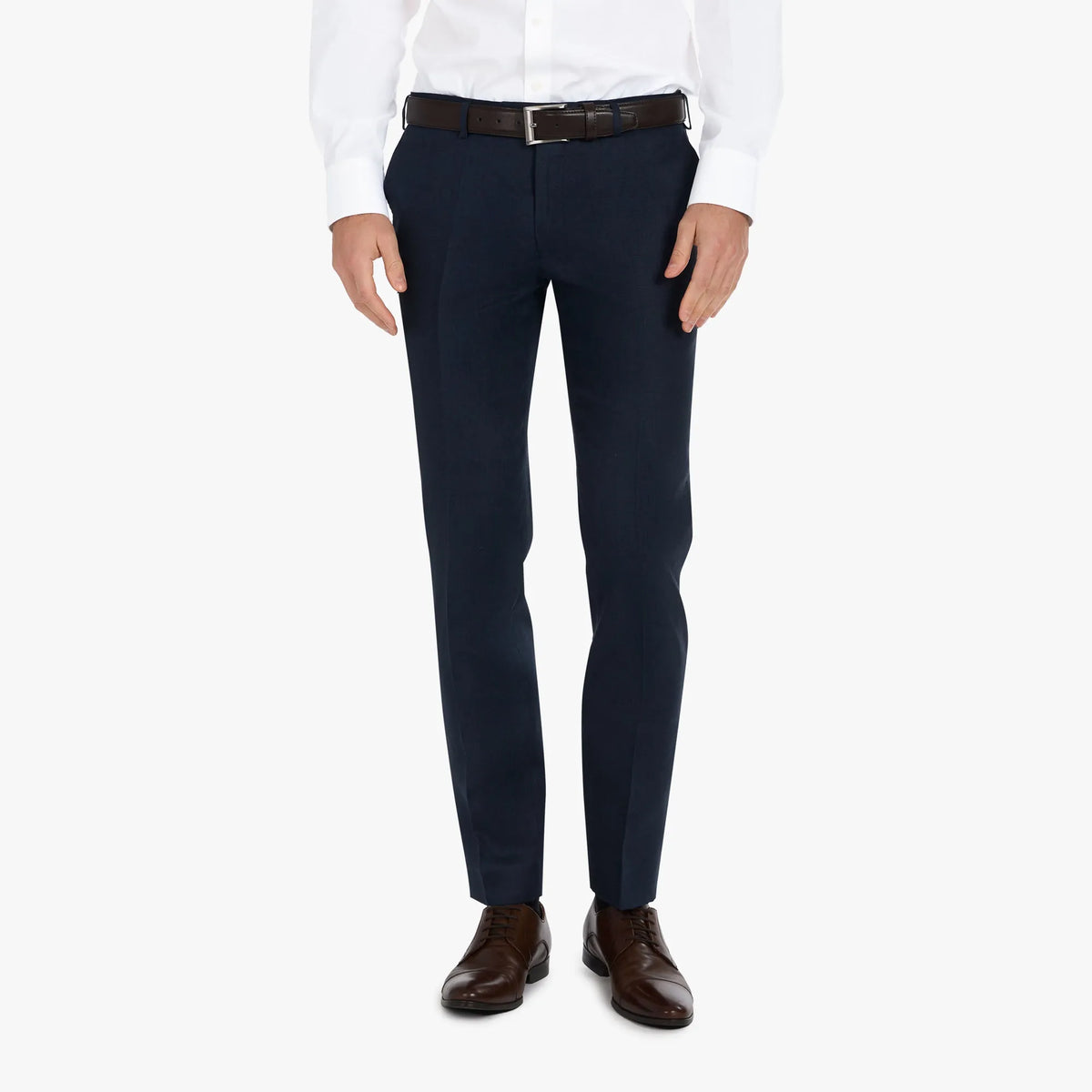 Baukastenhose Siena aus Leinen in Dunkelblau dkl. blau Bild 1