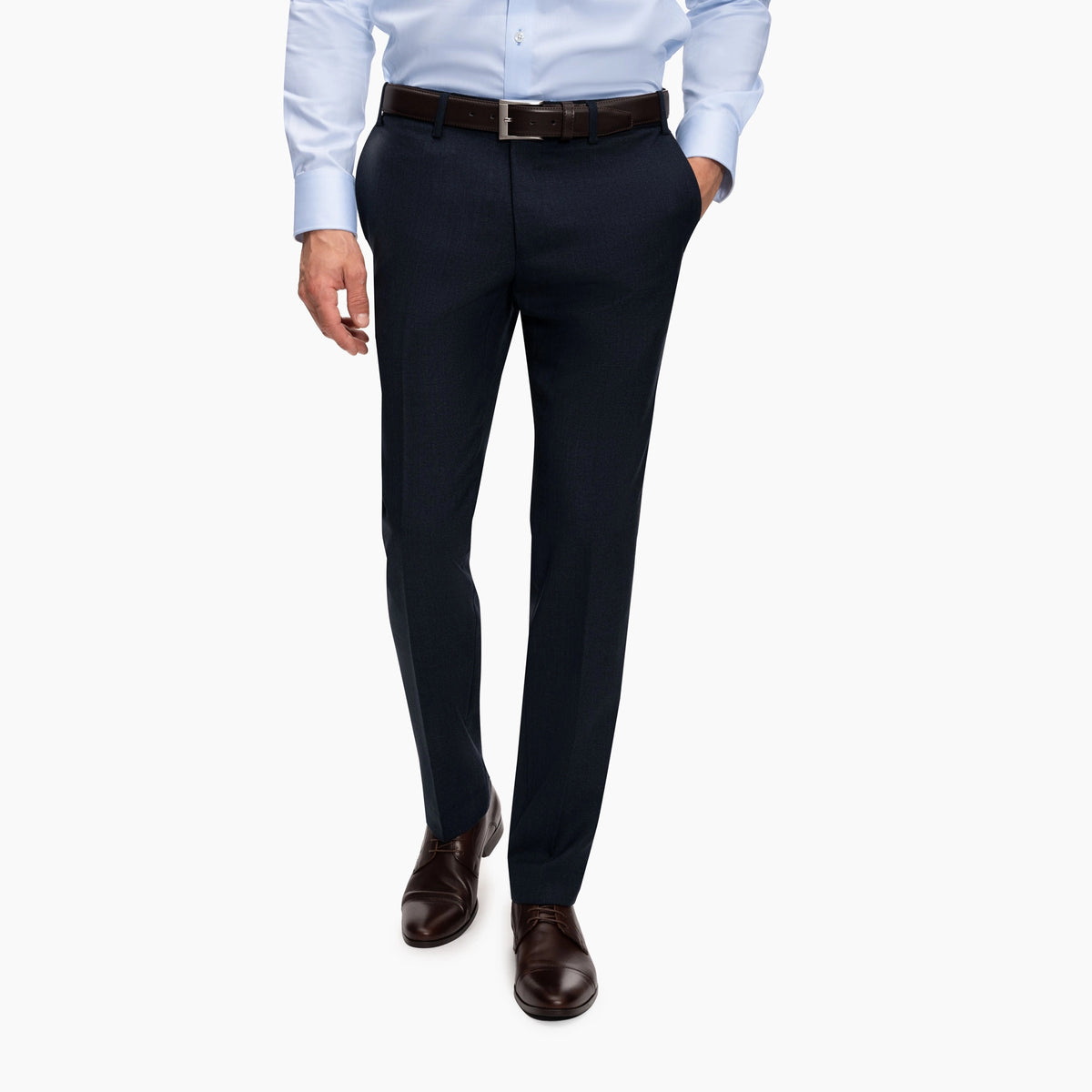 Baukastenhose Siena in Blau mit kleinem Karomuster blau/karo Bild 1