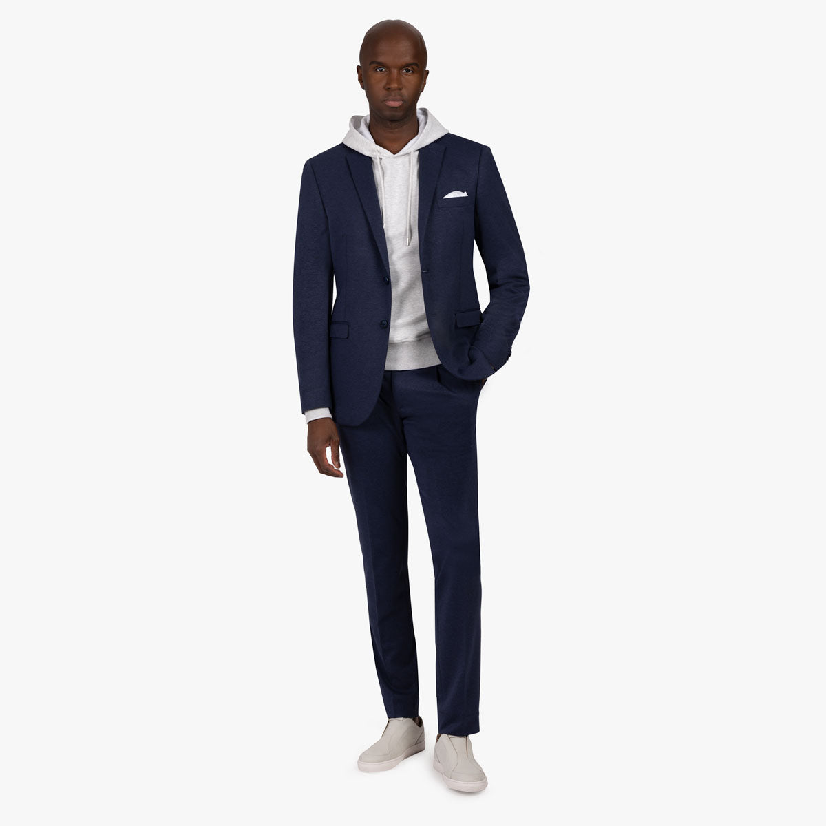 Baukastensakko Biella aus Jerseystoff in blau blau Bild 7
