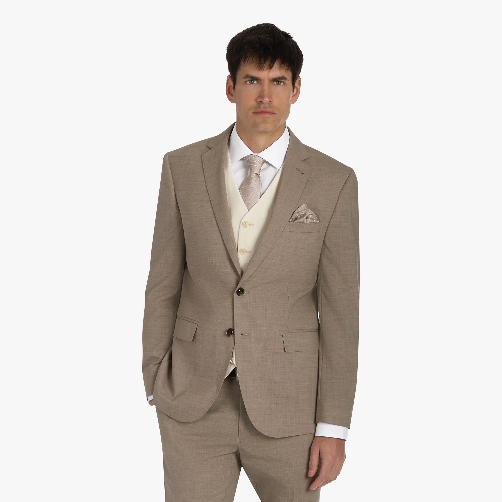 Baukastensakko Genf in Beige beige Bild 1