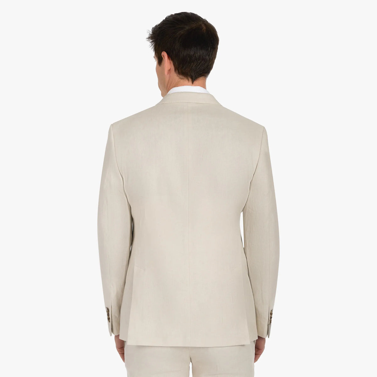 Baukastensakko Pesaro aus Leinen in Creme beige Bild 2