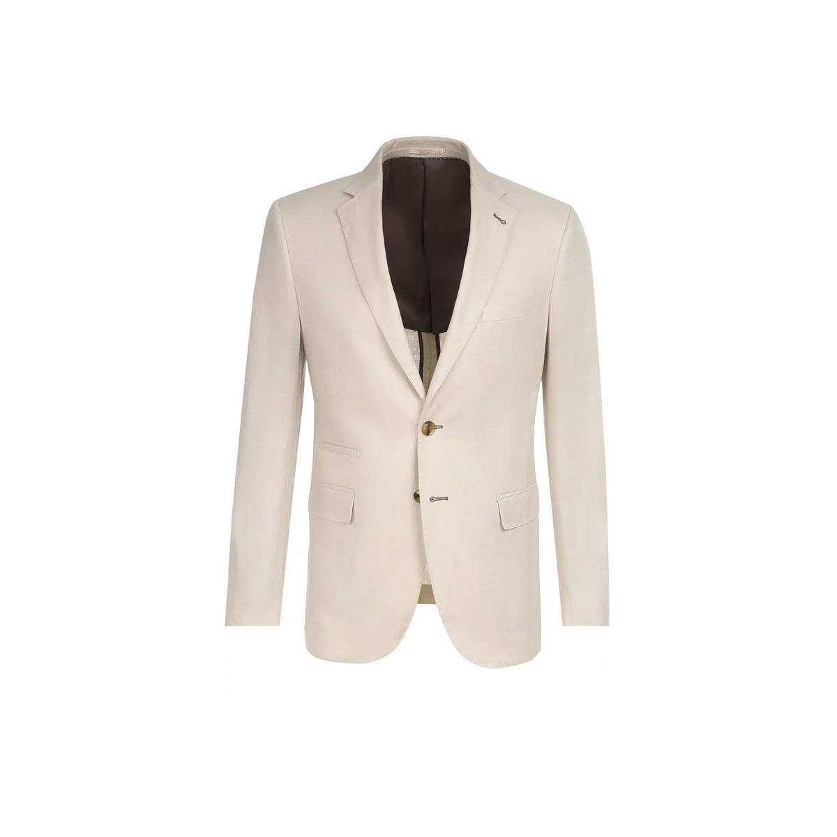 Baukastensakko Pesaro aus Leinen in Creme beige Bild 5