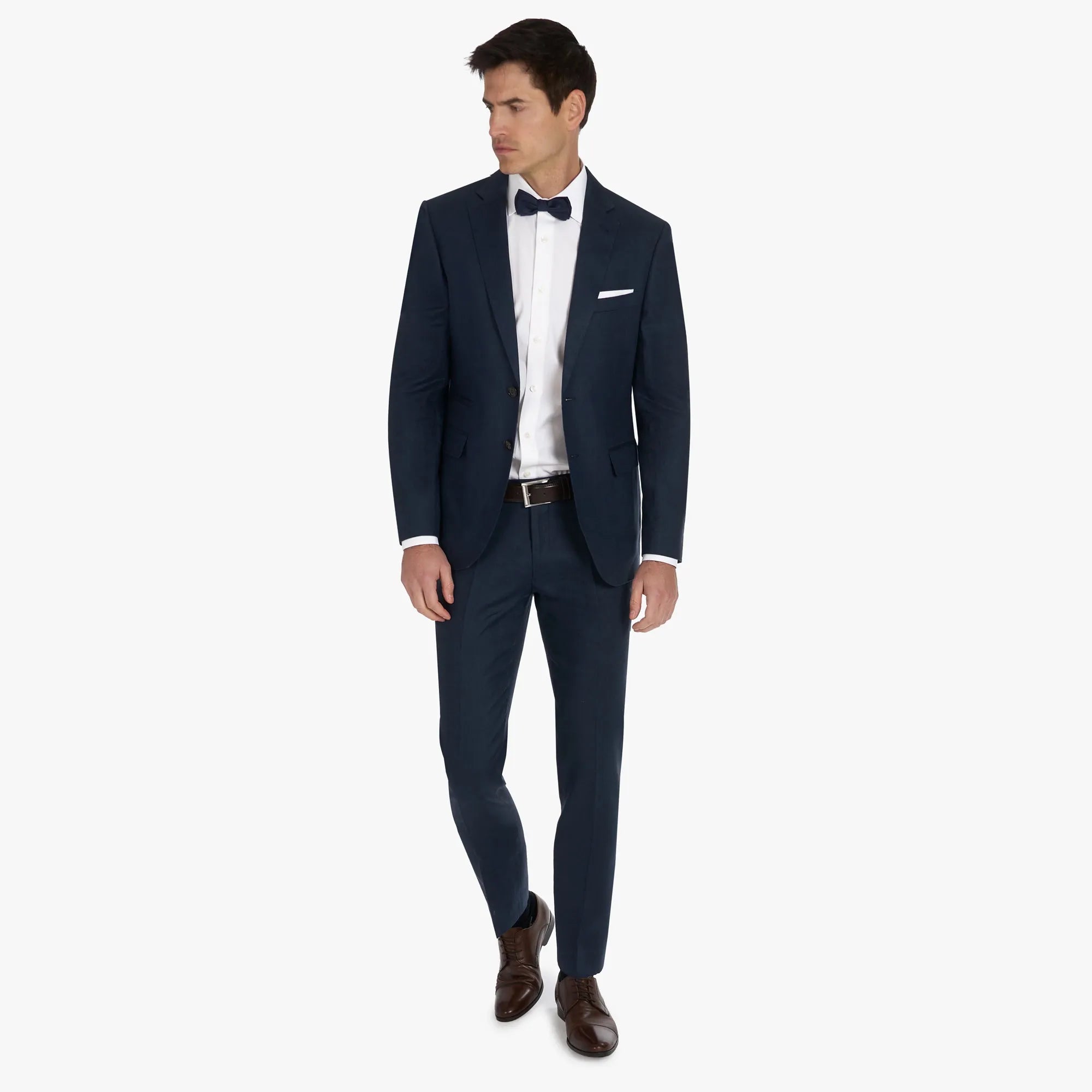 Baukastensakko Pesaro aus Leinen in Dunkelblau dkl. blau Bild 7