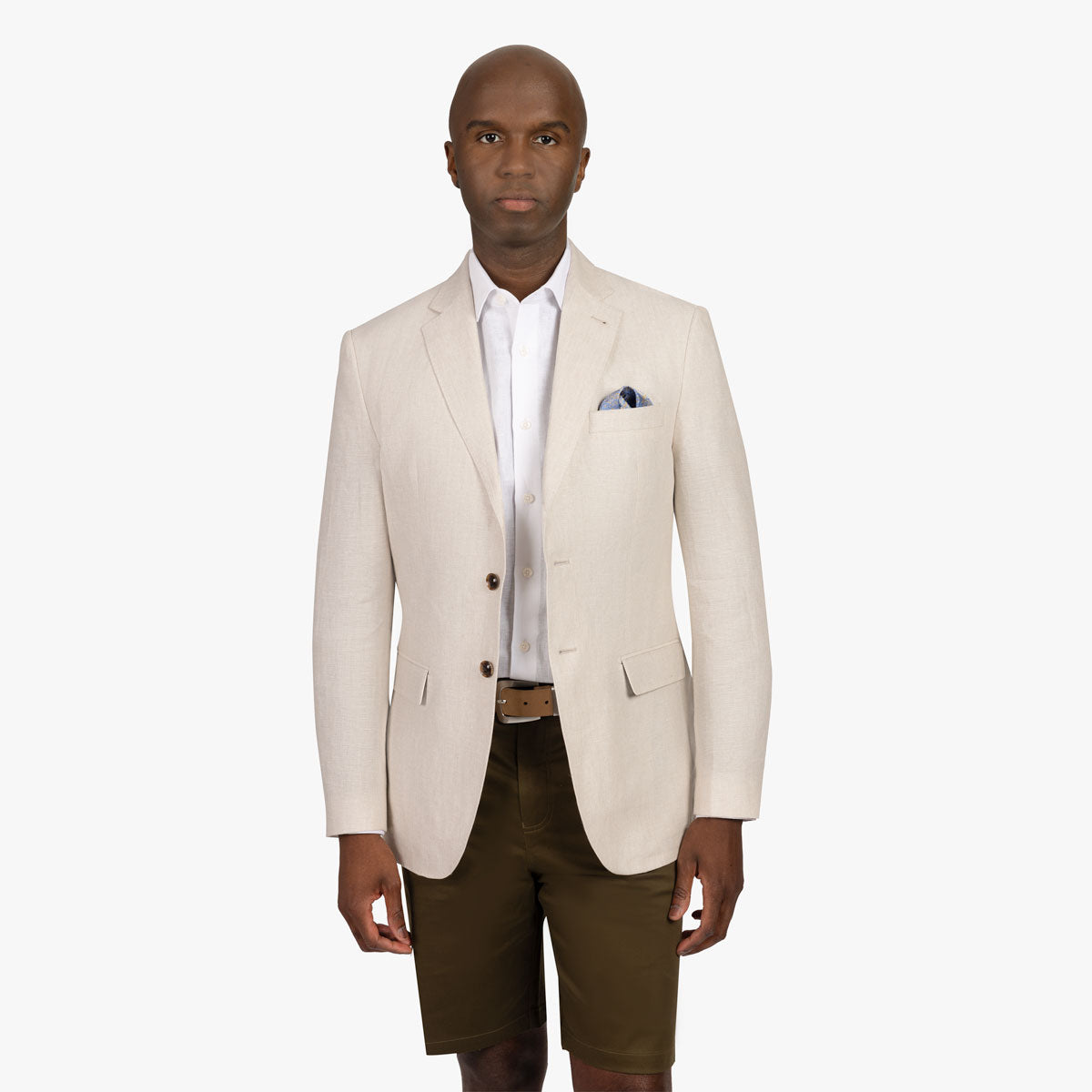 Baukastensakko Prato aus reinem Leinen in Beige beige Bild 1