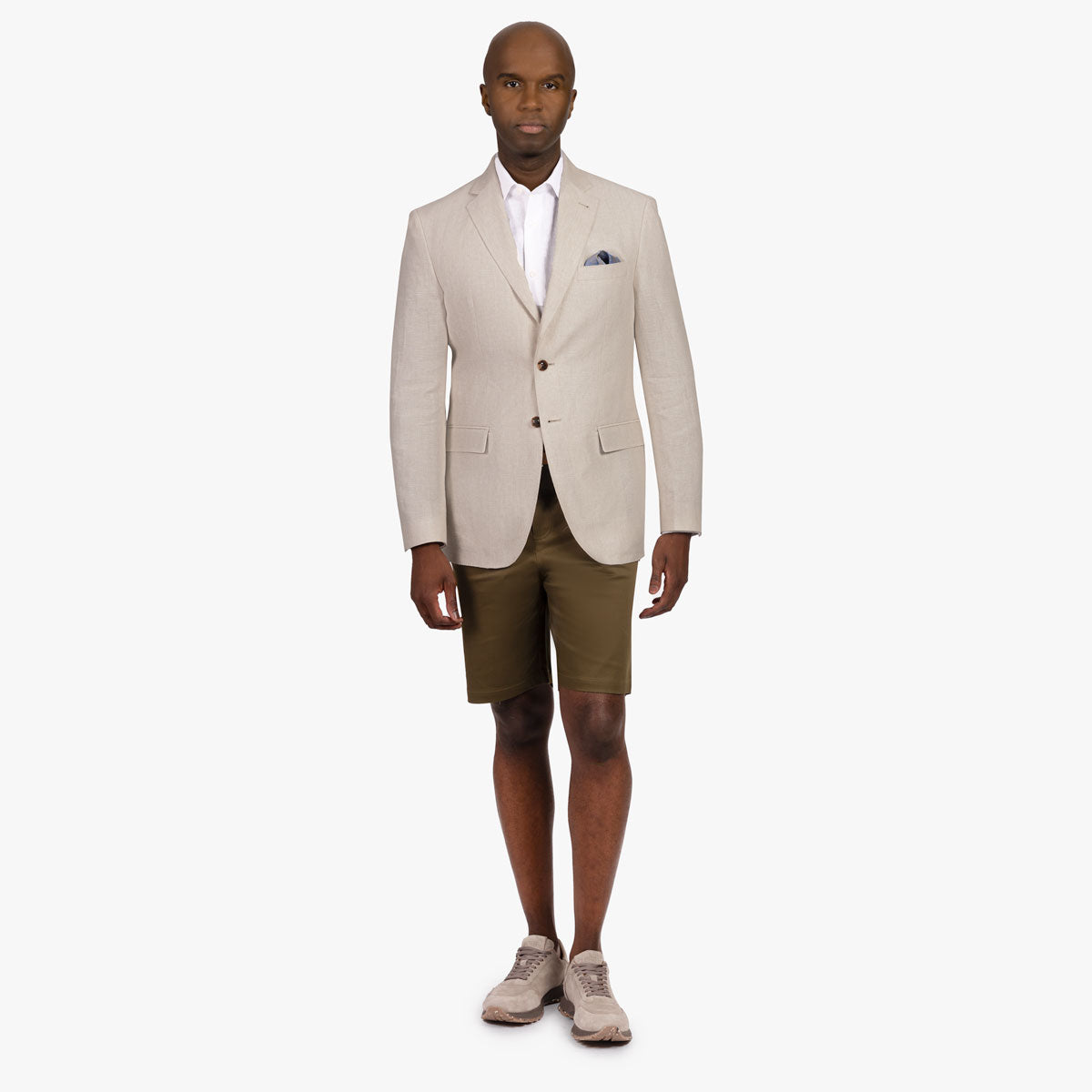 Baukastensakko Prato aus reinem Leinen in Beige beige Bild 3