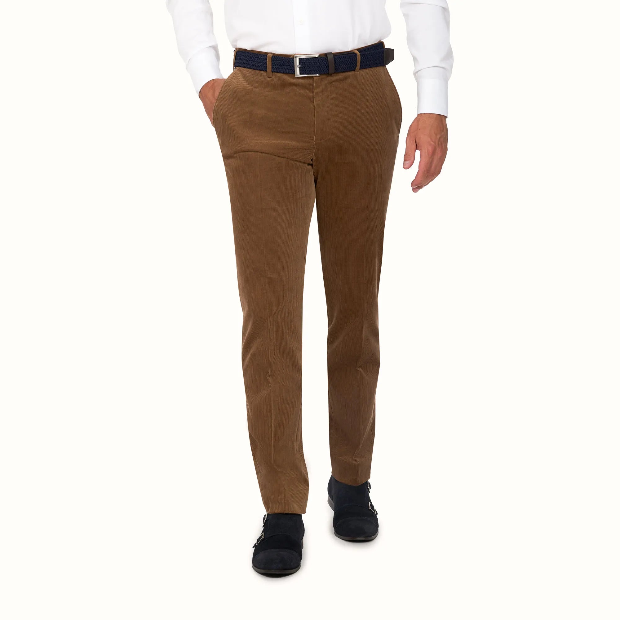 Baukstenhose Rome aus Cord in Cognac cognac Bild 1