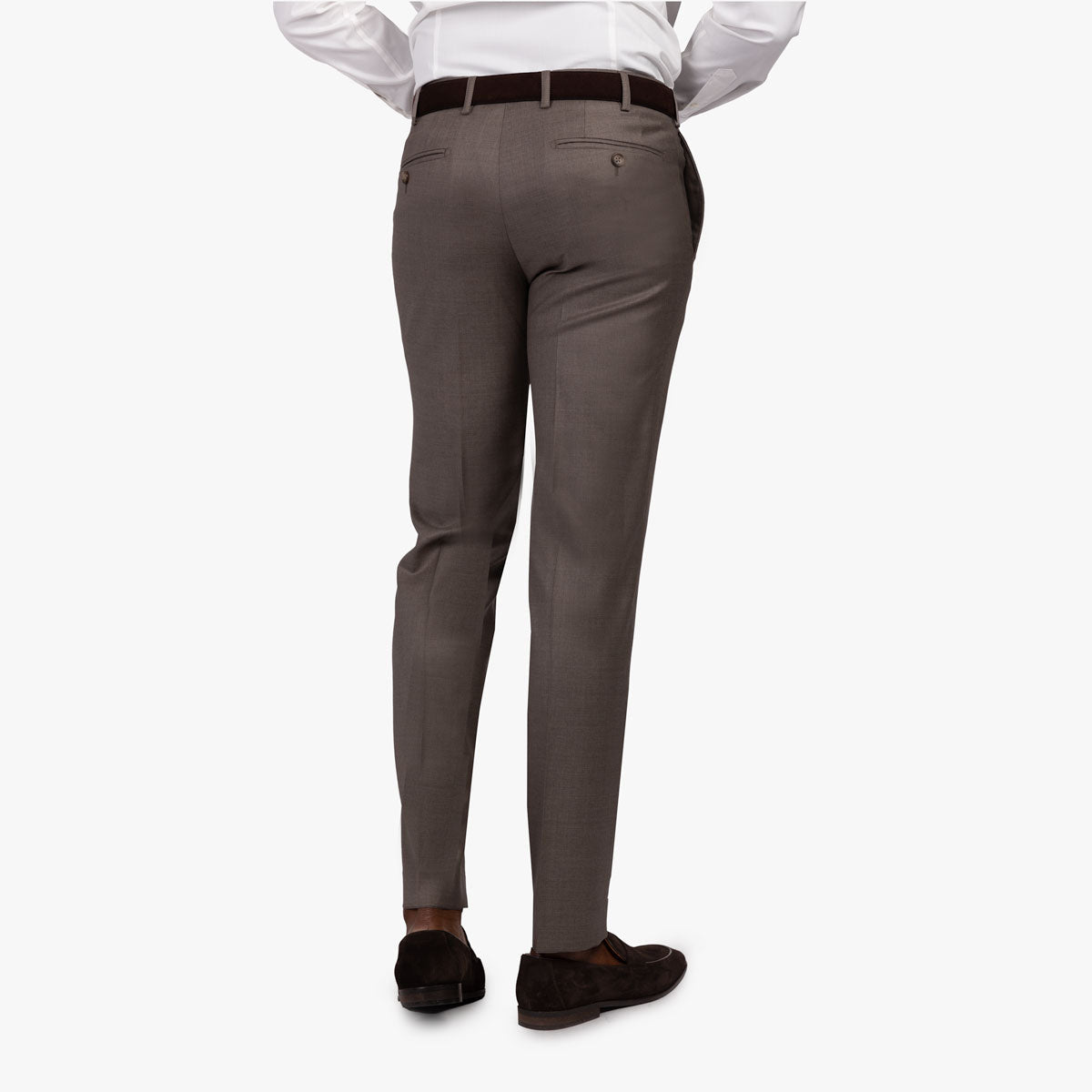 Baukastenhose Siena aus Schurwolle in hellbraun hellbraun Bild 3