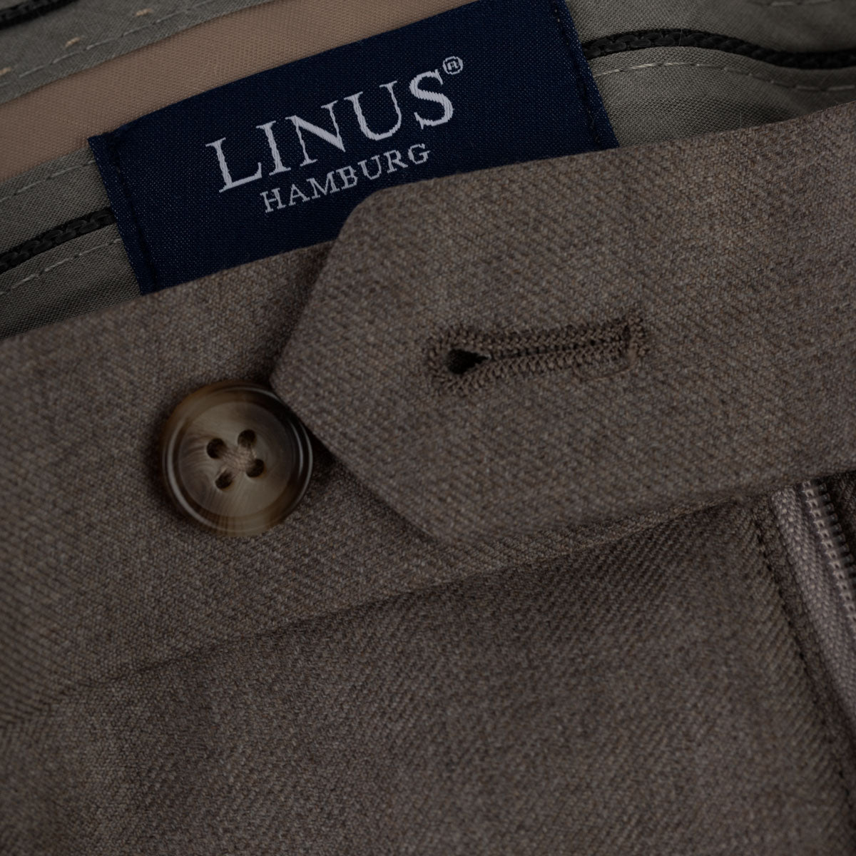 Baukastenhose Siena aus Schurwolle in hellbraun hellbraun Bild 5