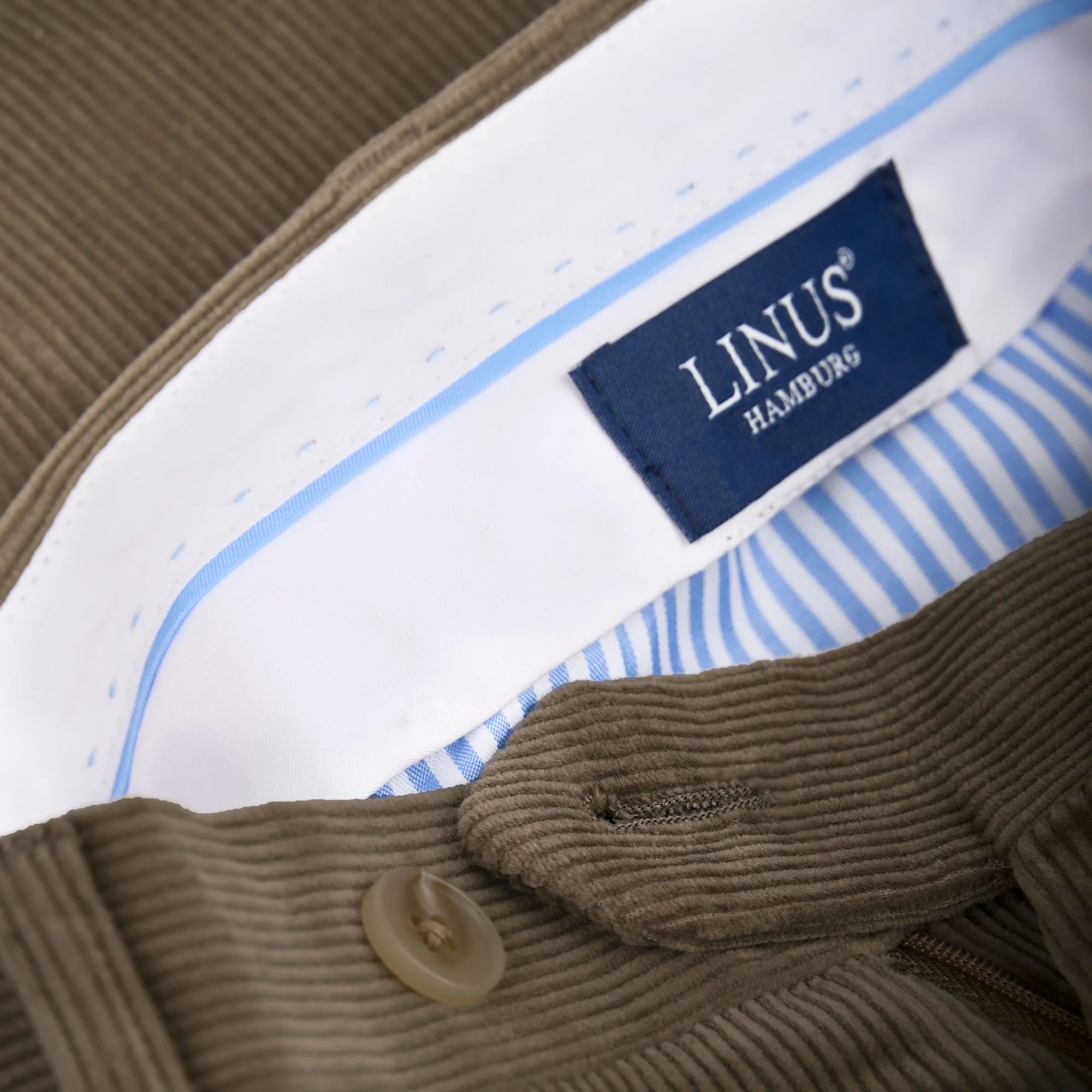 Hose Siena aus Feincord in Taupe taupe Bild 3