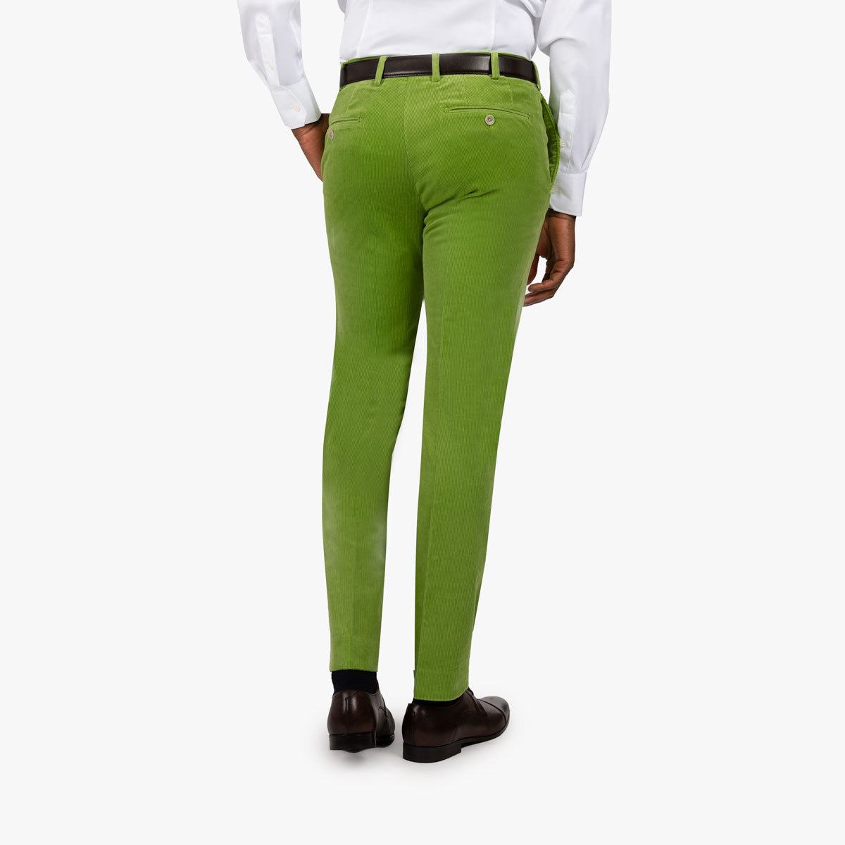 Baukastenhose Siena aus Feincord in grasgrün hellgrün Bild 2