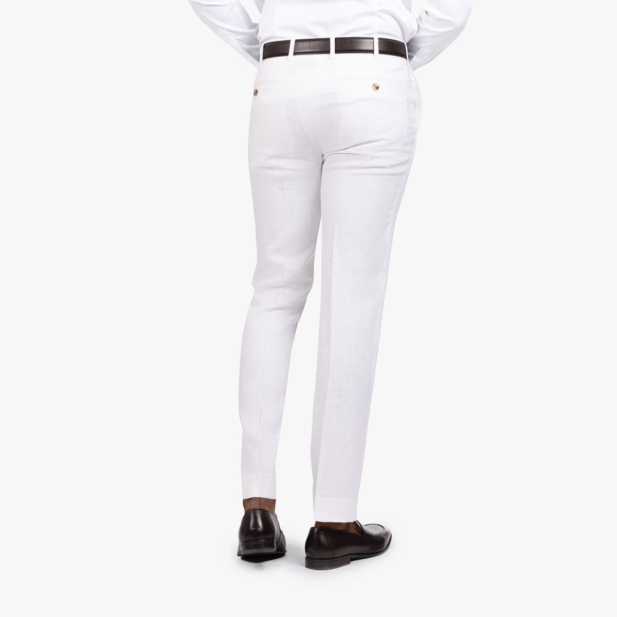 Baukastenhose Siena aus Leinen in weiß weiss Bild 2