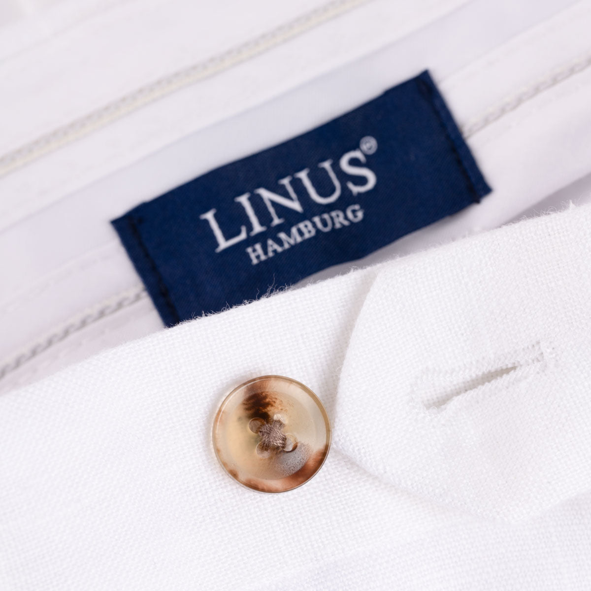 Baukastenhose Siena aus Leinen in weiß weiss Bild 3