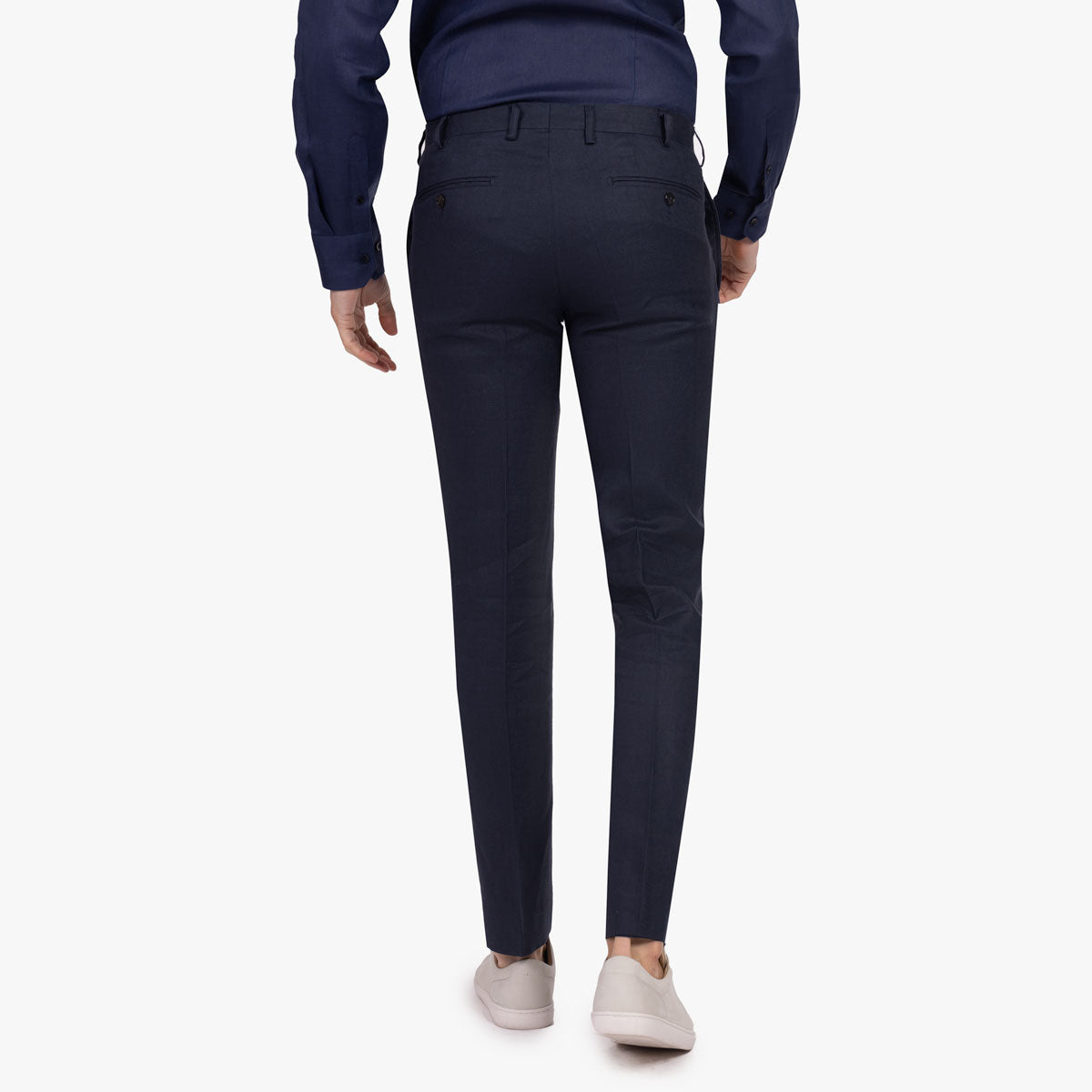 Baukastenhose Siena aus Leinen in dunkelblau dkl. blau Bild 2