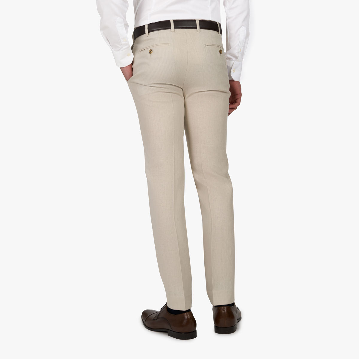 Baukastenhose Siena aus Leinen in Beige beige Bild 2