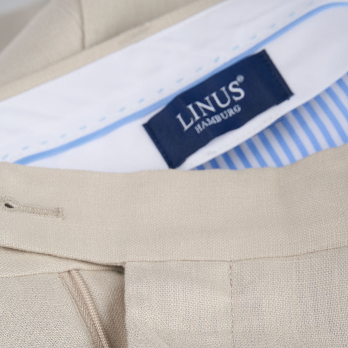 Baukastenhose Siena aus Leinen in Beige beige Bild 3