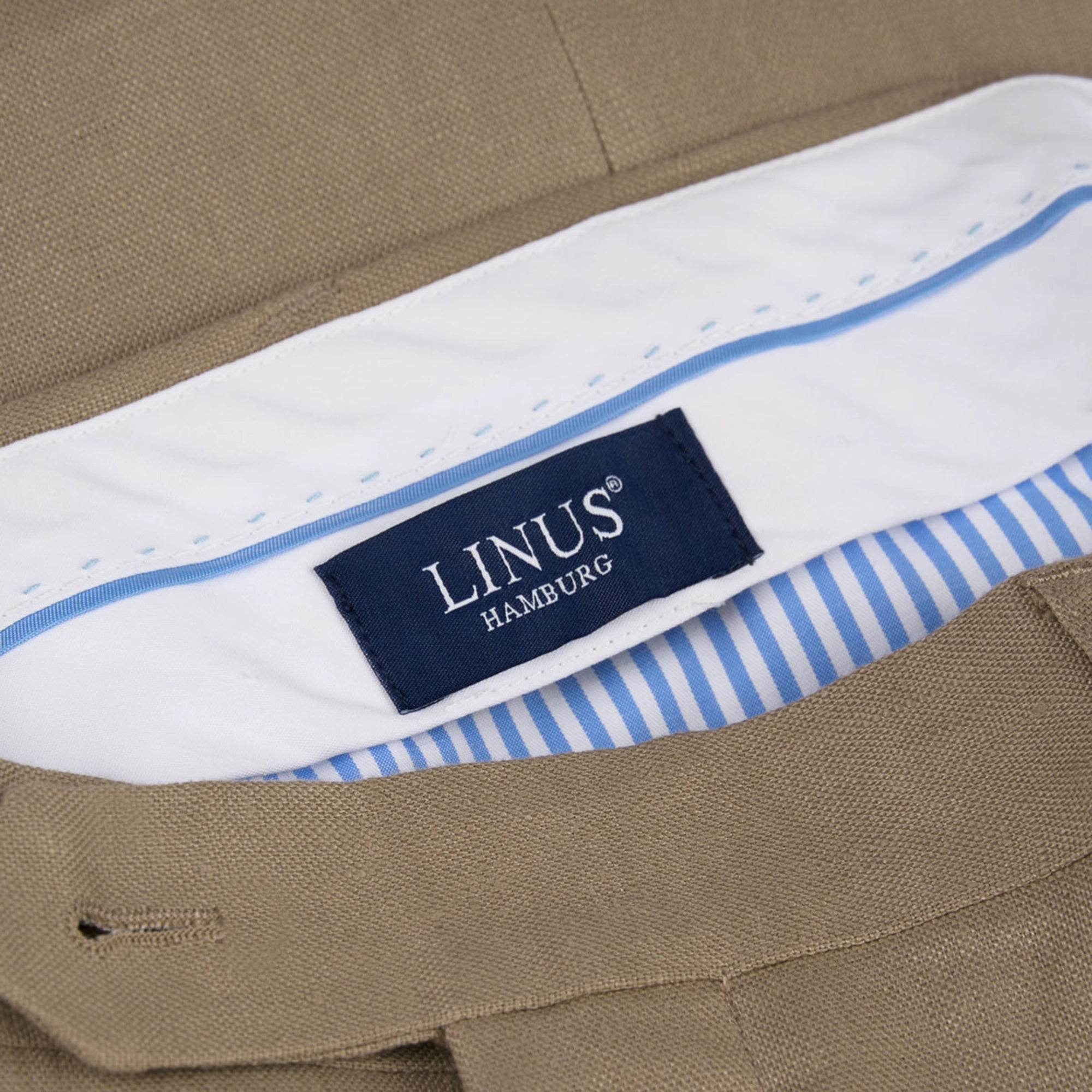 Baukastenhose Siena aus Leinen in Hellbraun hellbraun Bild 2