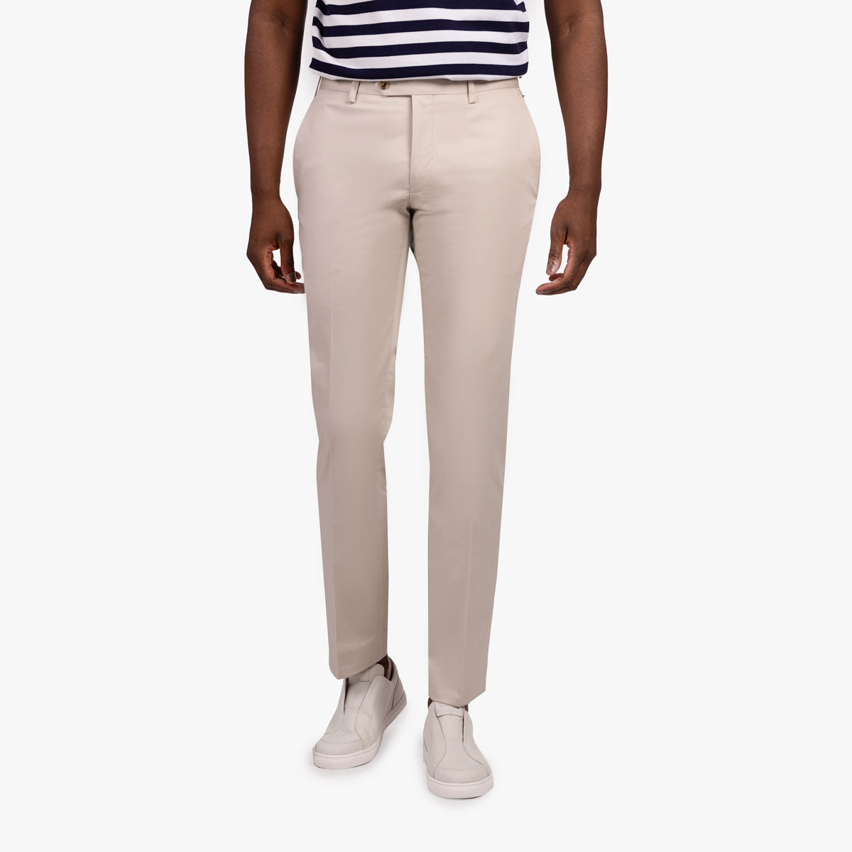 Baukastenhose Siena aus Baumwolle in hellbeige beige Bild 1