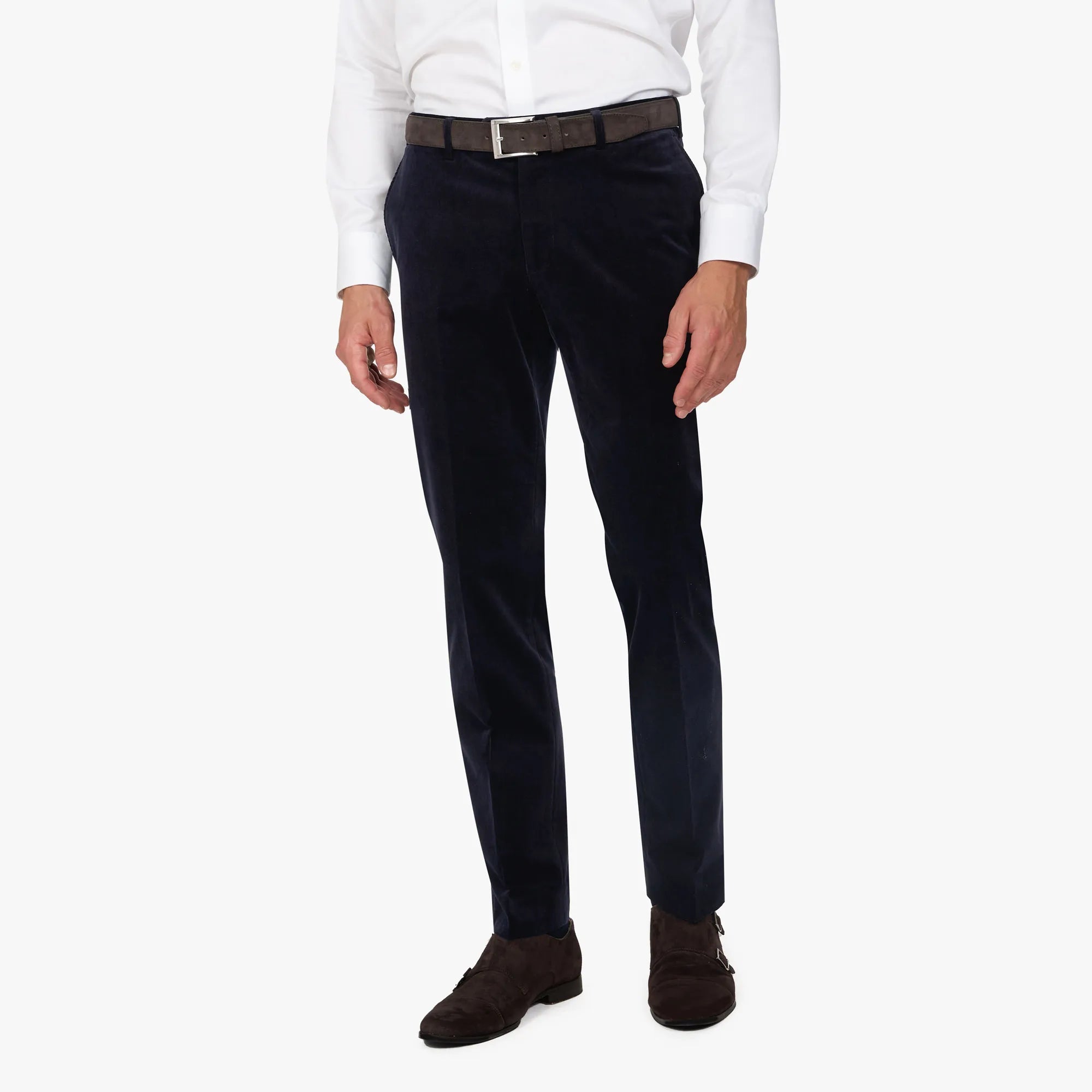 Hose Siena aus Feincord in Dunkelblau dkl. blau Bild 1