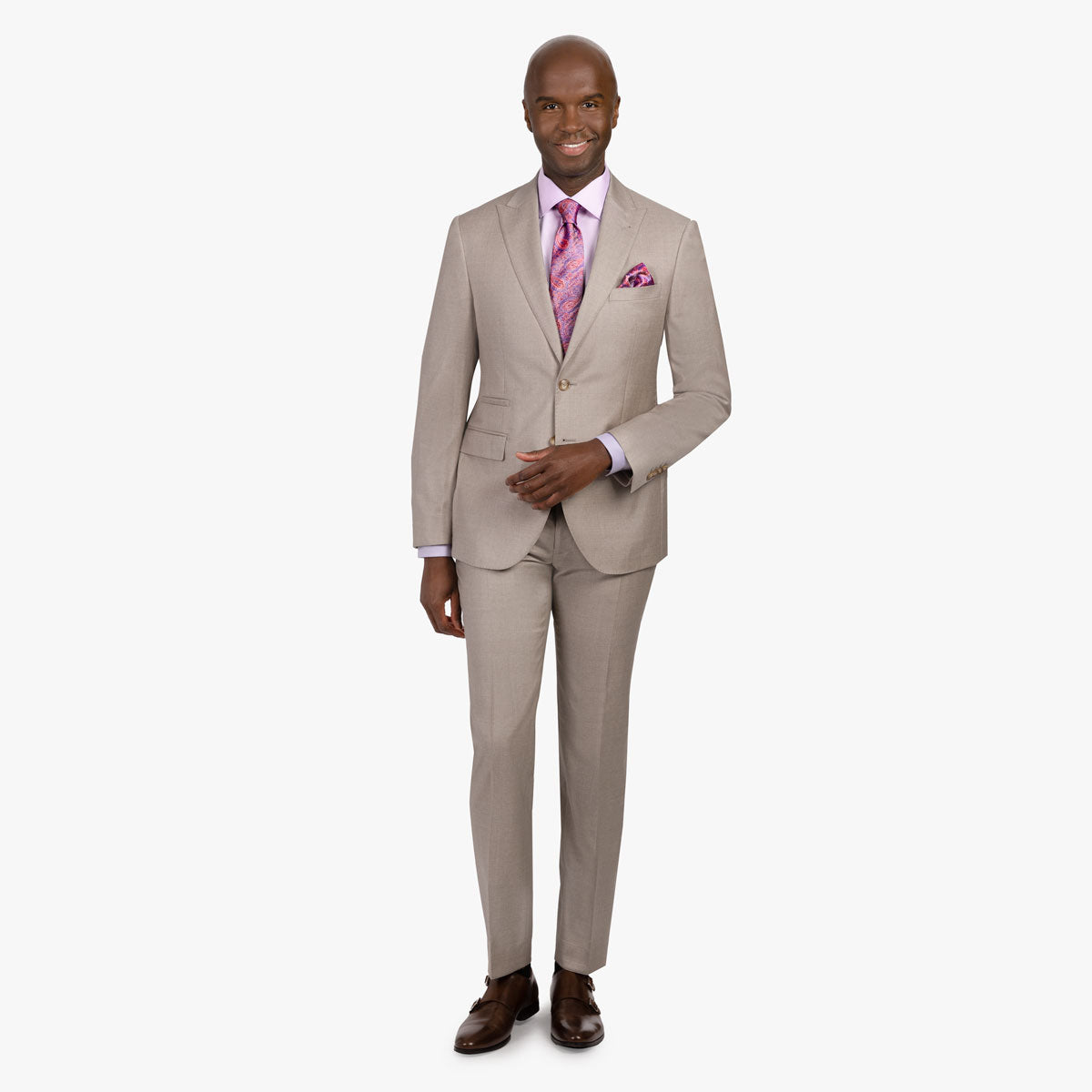 Baukastensakko Fano aus Schurwolle in beige beige Bild 6