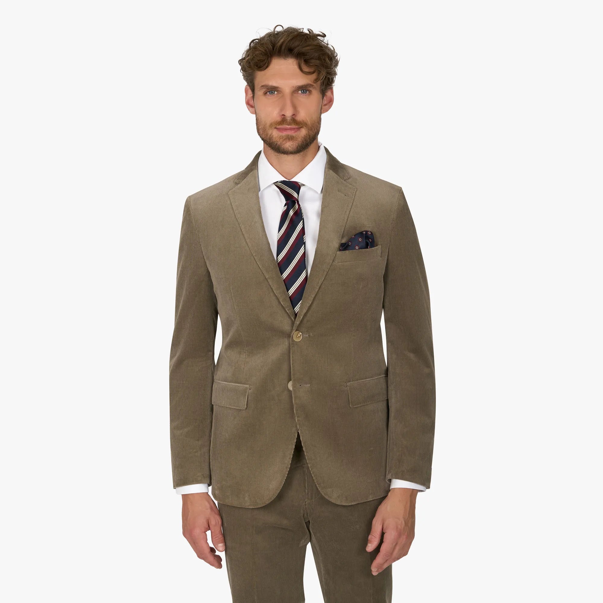 Sakko Genf aus Cord in Taupe taupe Bild 1