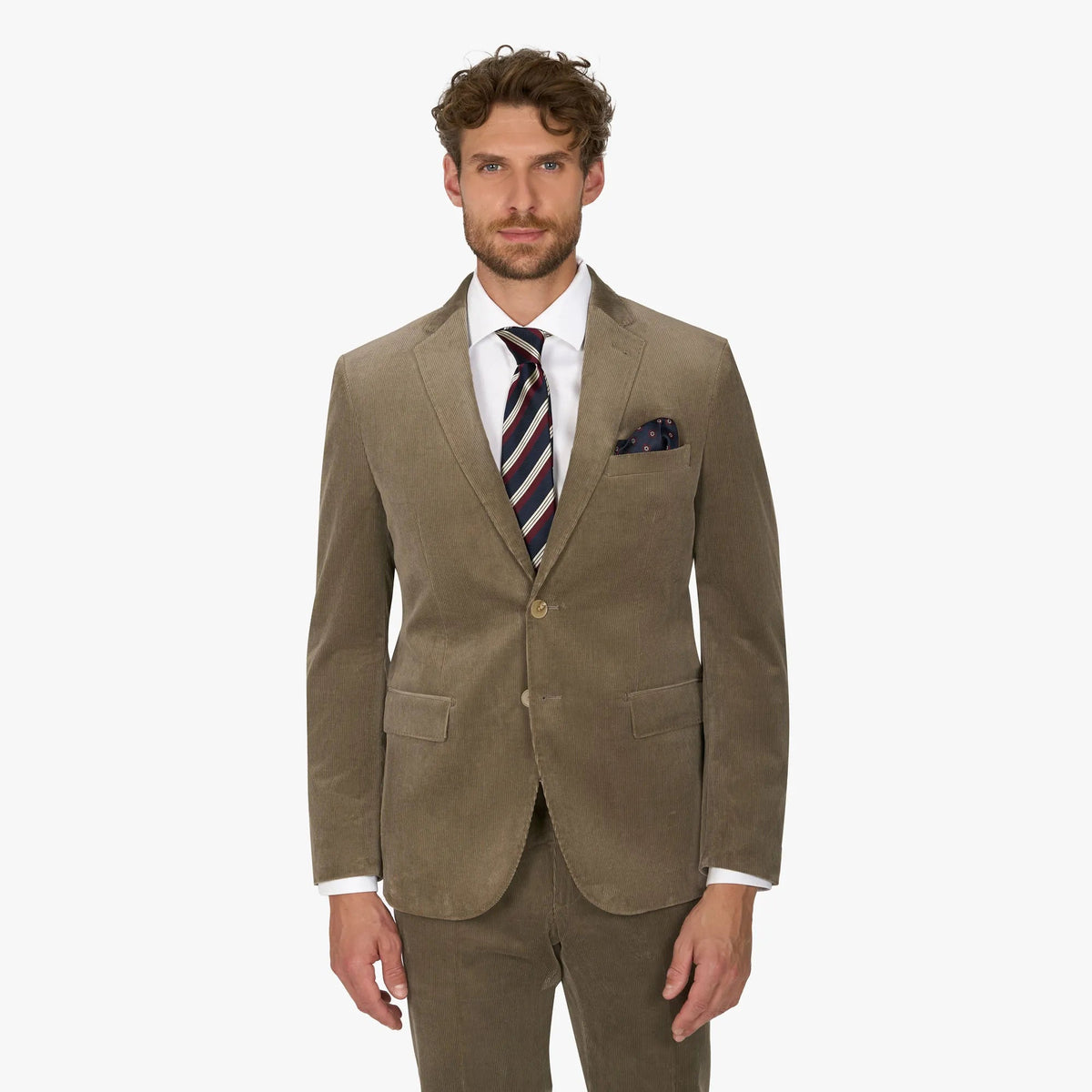 Sakko Genf aus Cord in Taupe taupe Bild 1