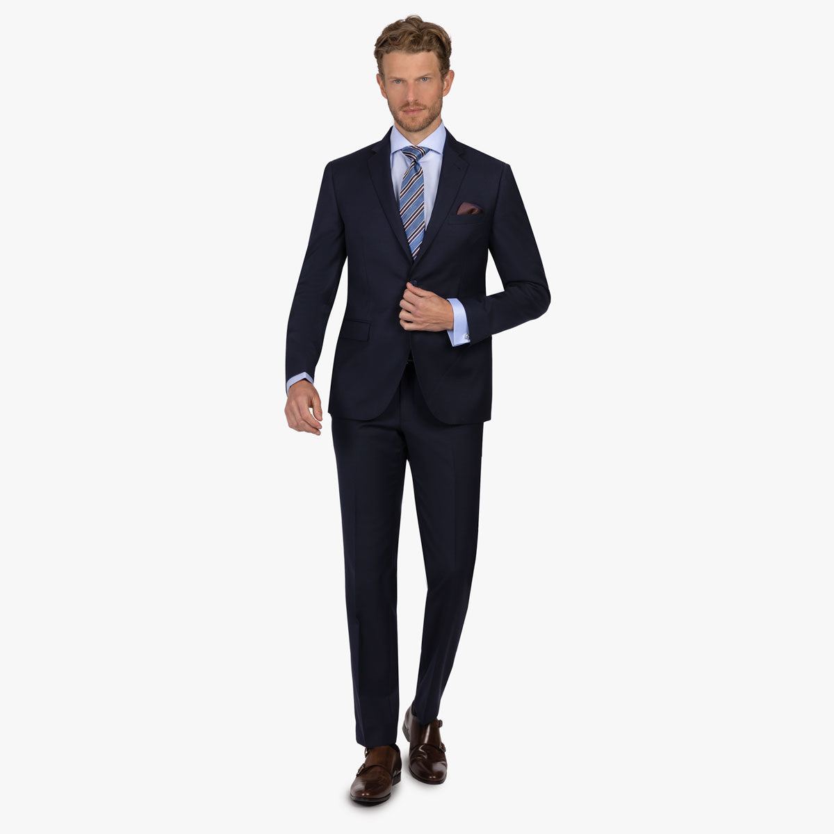 Baukastensakko Genf in dunkelblau dkl. blau Bild 7