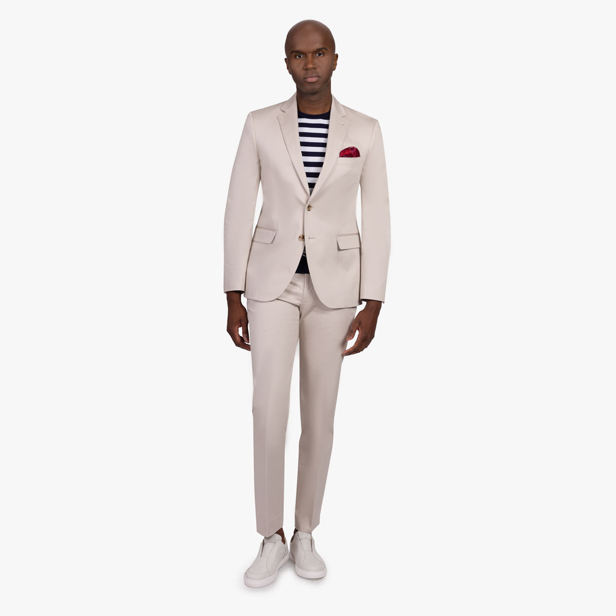 Baukastensakko Genf aus Baumwolle in hellbeige beige Bild 7