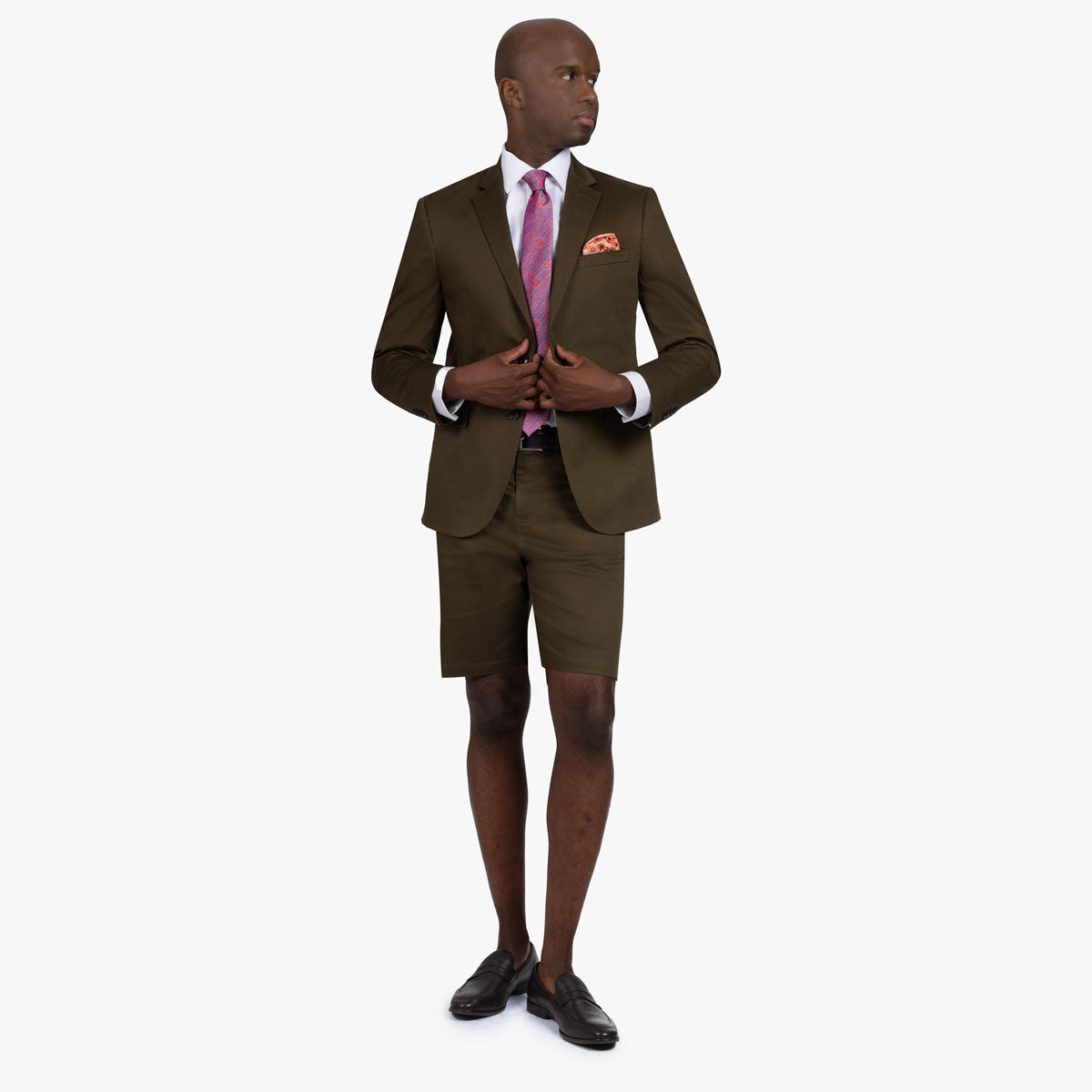 Baukastensakko Genf in olivgrün olive Bild 7