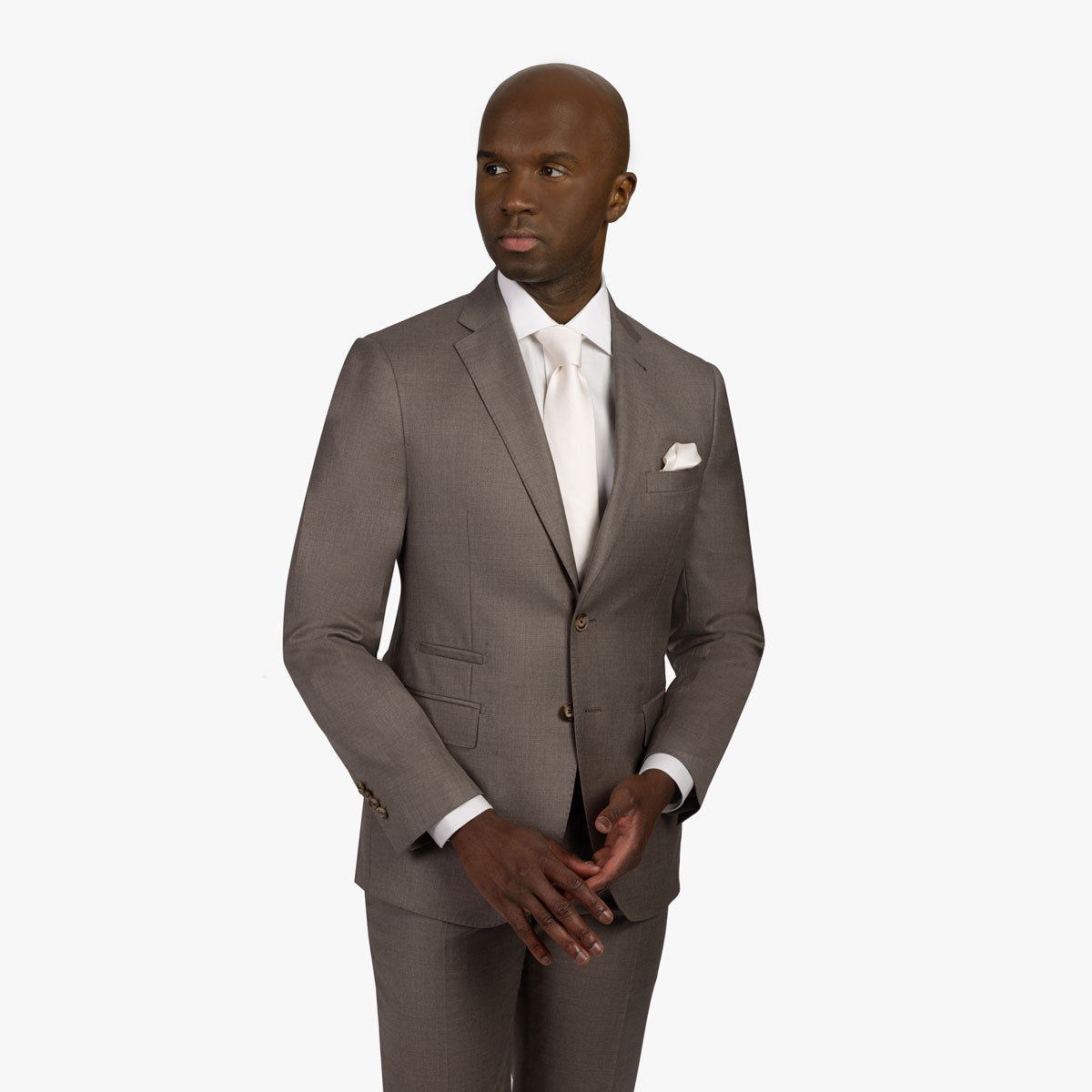 Baukastensakko Pesaro aus Schurwolle in hellbraun hellbraun Bild 1