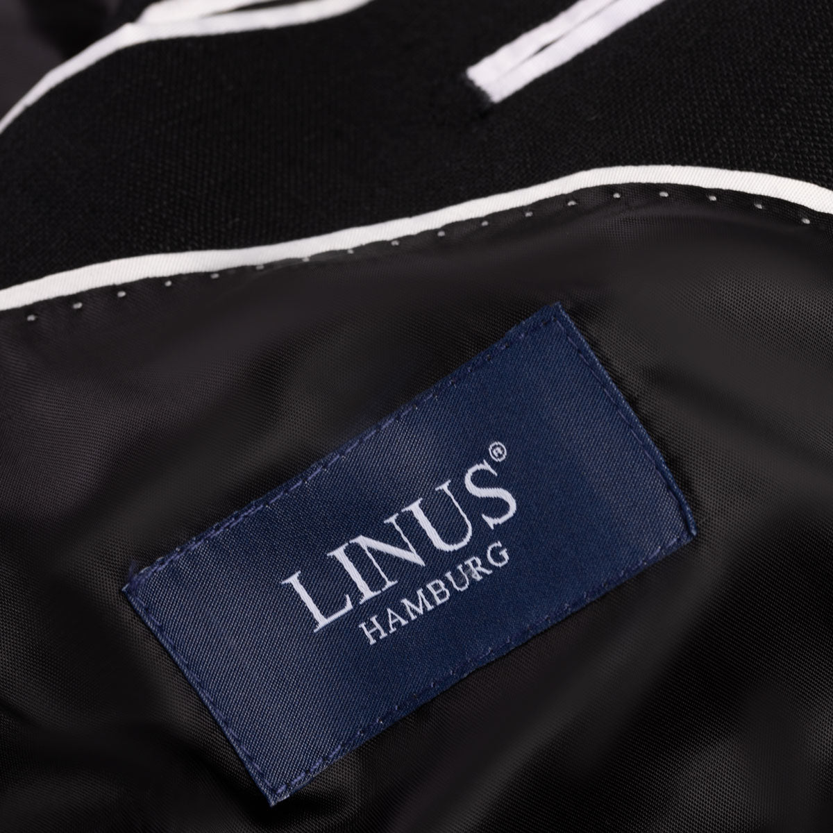 Baukastensakko Pesaro aus Leinen in schwarz schwarz Bild 3