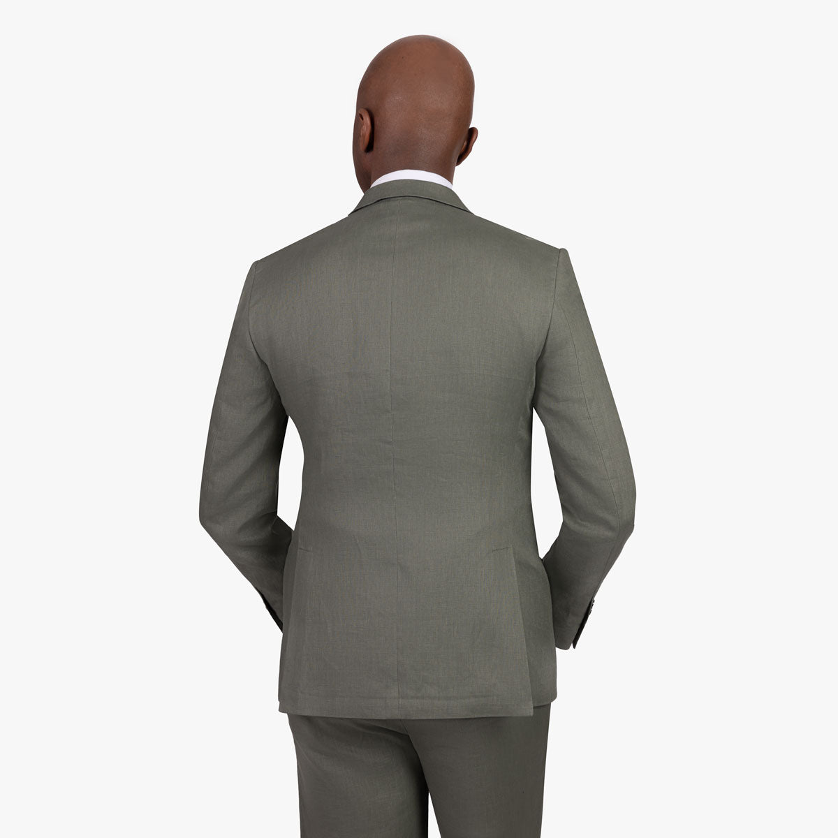 Baukastensakko Pesaro aus Leinen in grün grün Bild 2