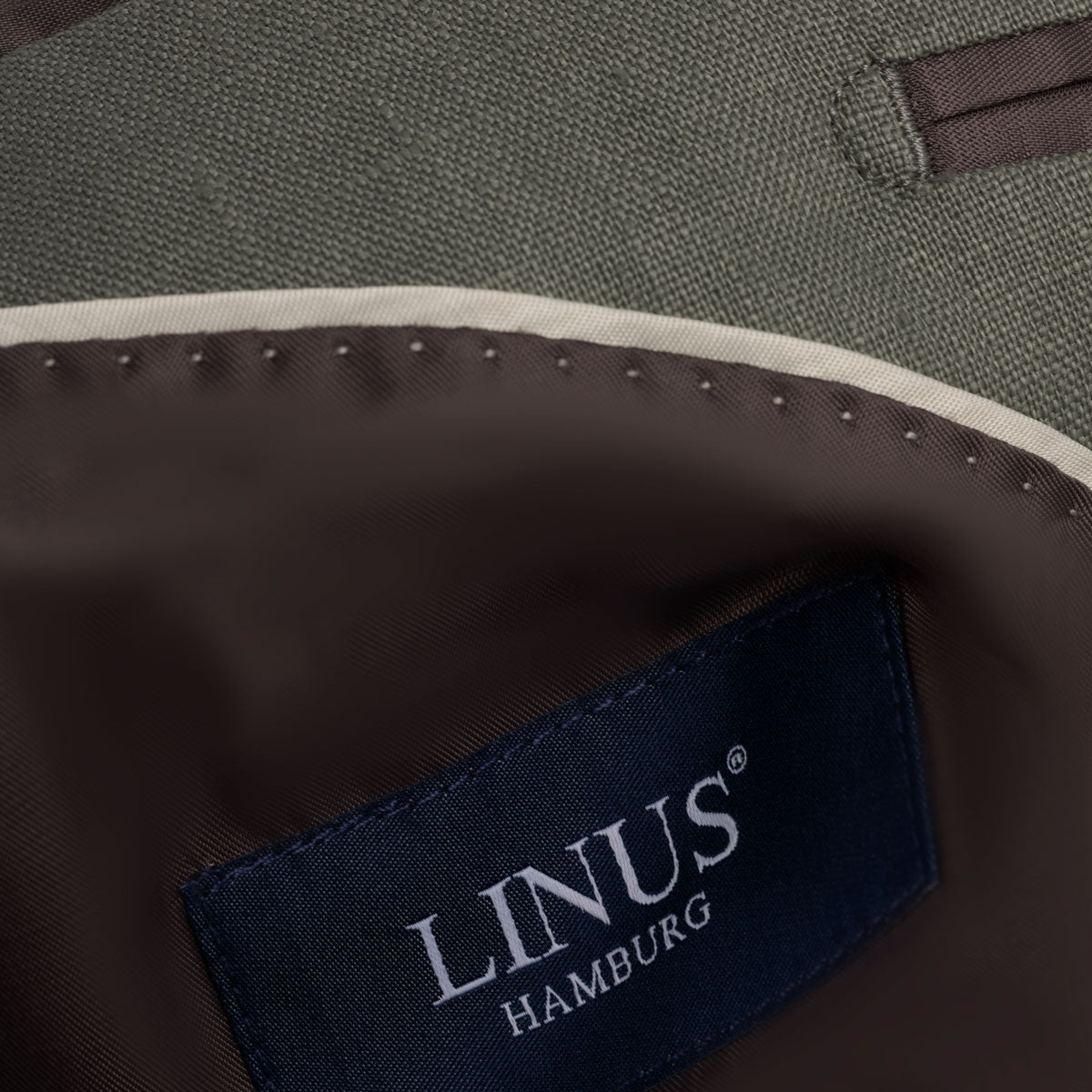 Baukastensakko Pesaro aus Leinen in grün grün Bild 3