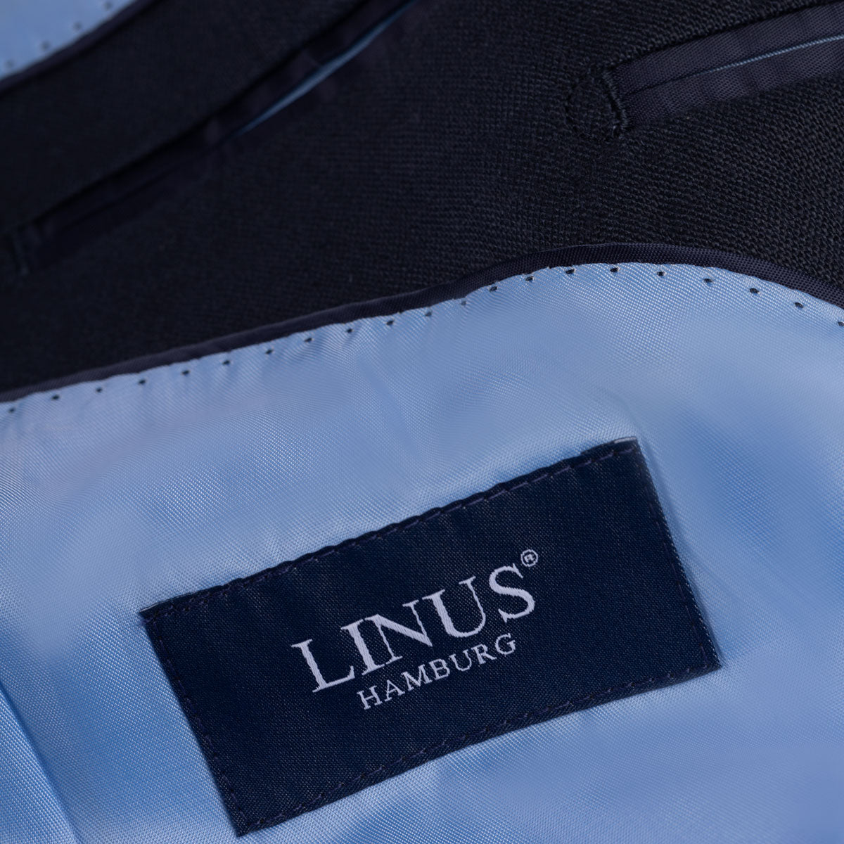 Baukastensakko Pesaro/I aus Leinen in dunkelblau dkl. blau Bild 6