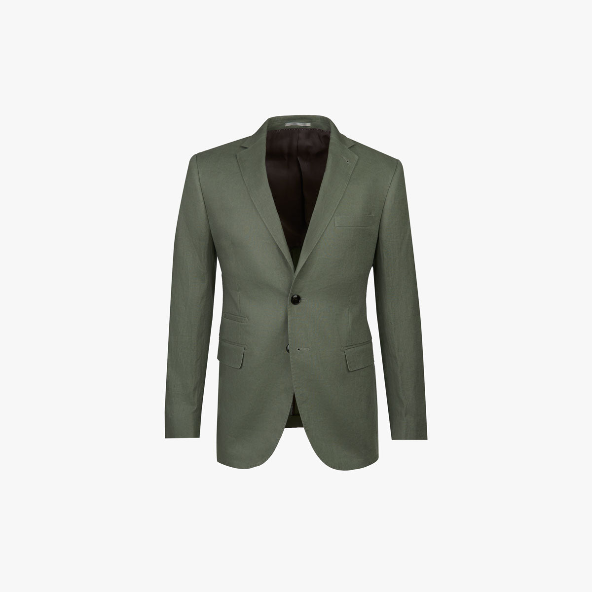 Baukastensakko aus reinem Leinen in hellgrün grün Bild 6