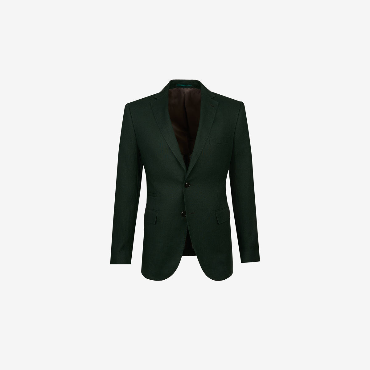 Baukastensakko aus reinem Leinen in dunkelgrün dkl. grün Bild 4