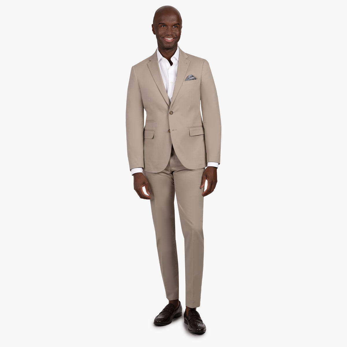 Baukastensakko Pesaro aus Baumwolle & Elasthan in beige beige Bild 7