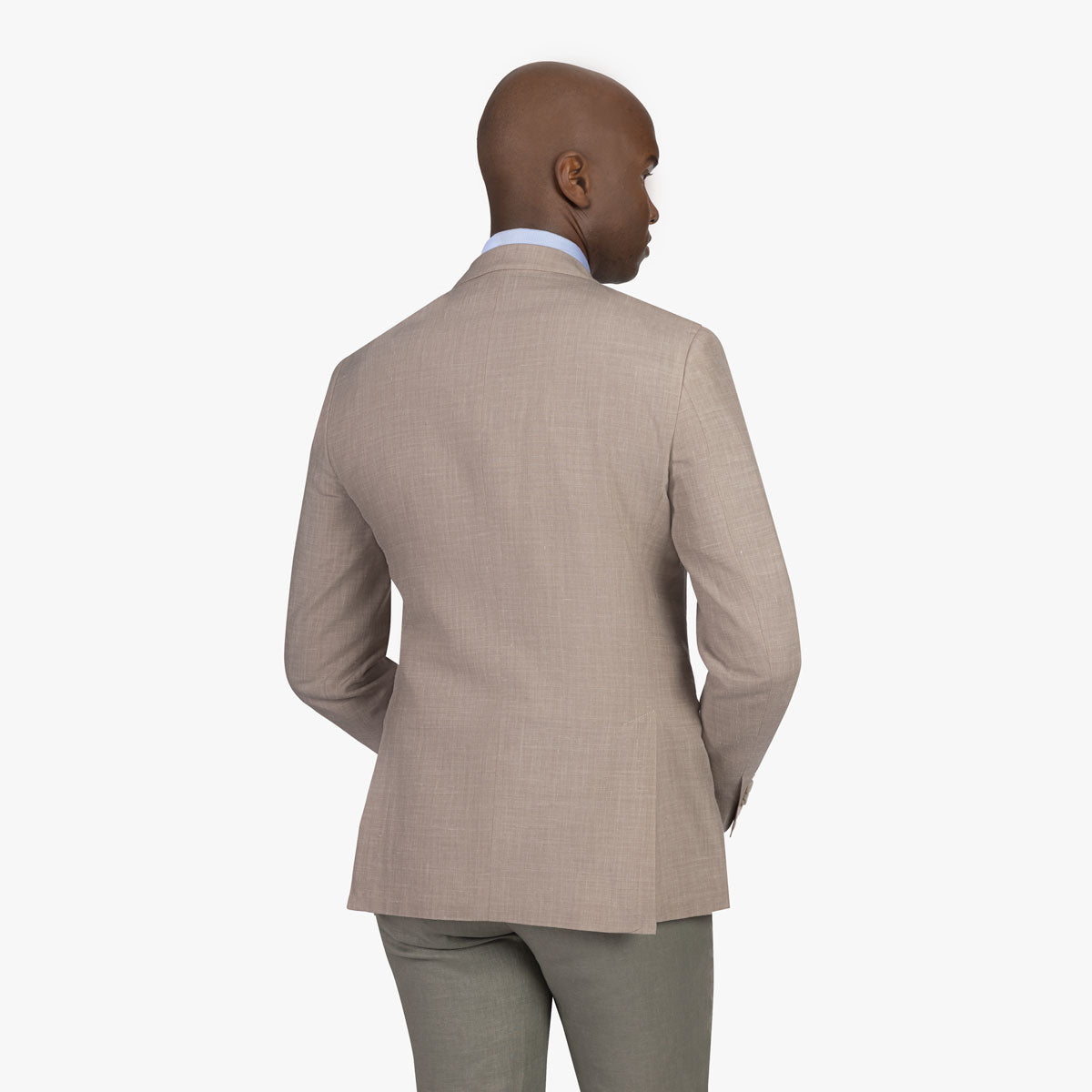 Baukastensakko Pesaro aus Wolle, Seide, Leinen in hellbeige beige Bild 2