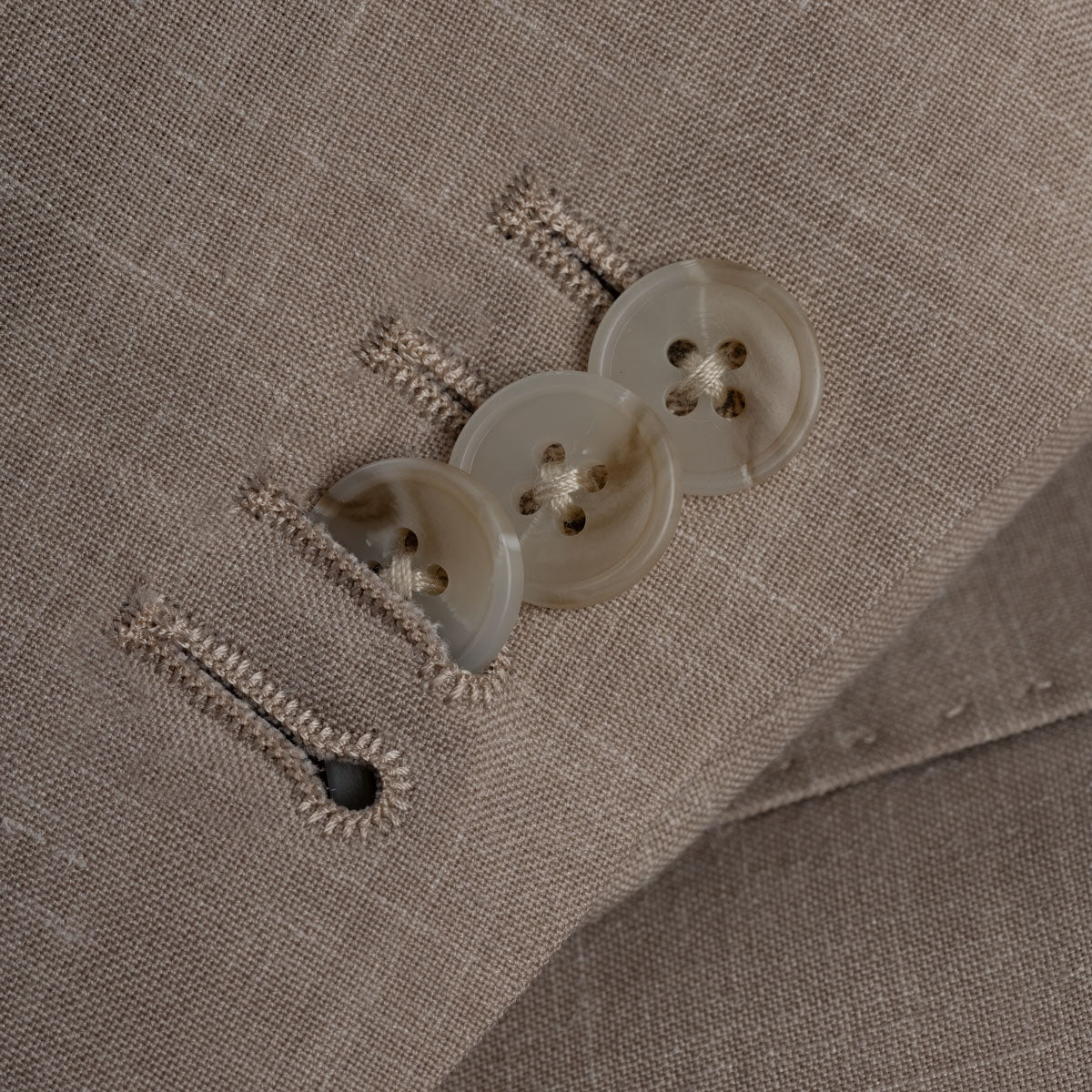 Baukastensakko Pesaro aus Wolle, Seide, Leinen in hellbeige beige Bild 4