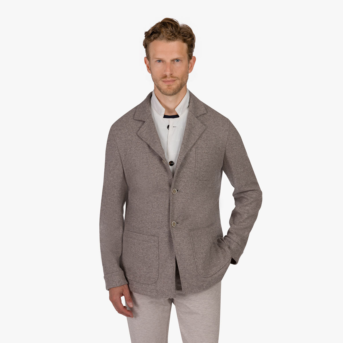 Sakko Barga mit Kaschmir in beige beige Bild 2