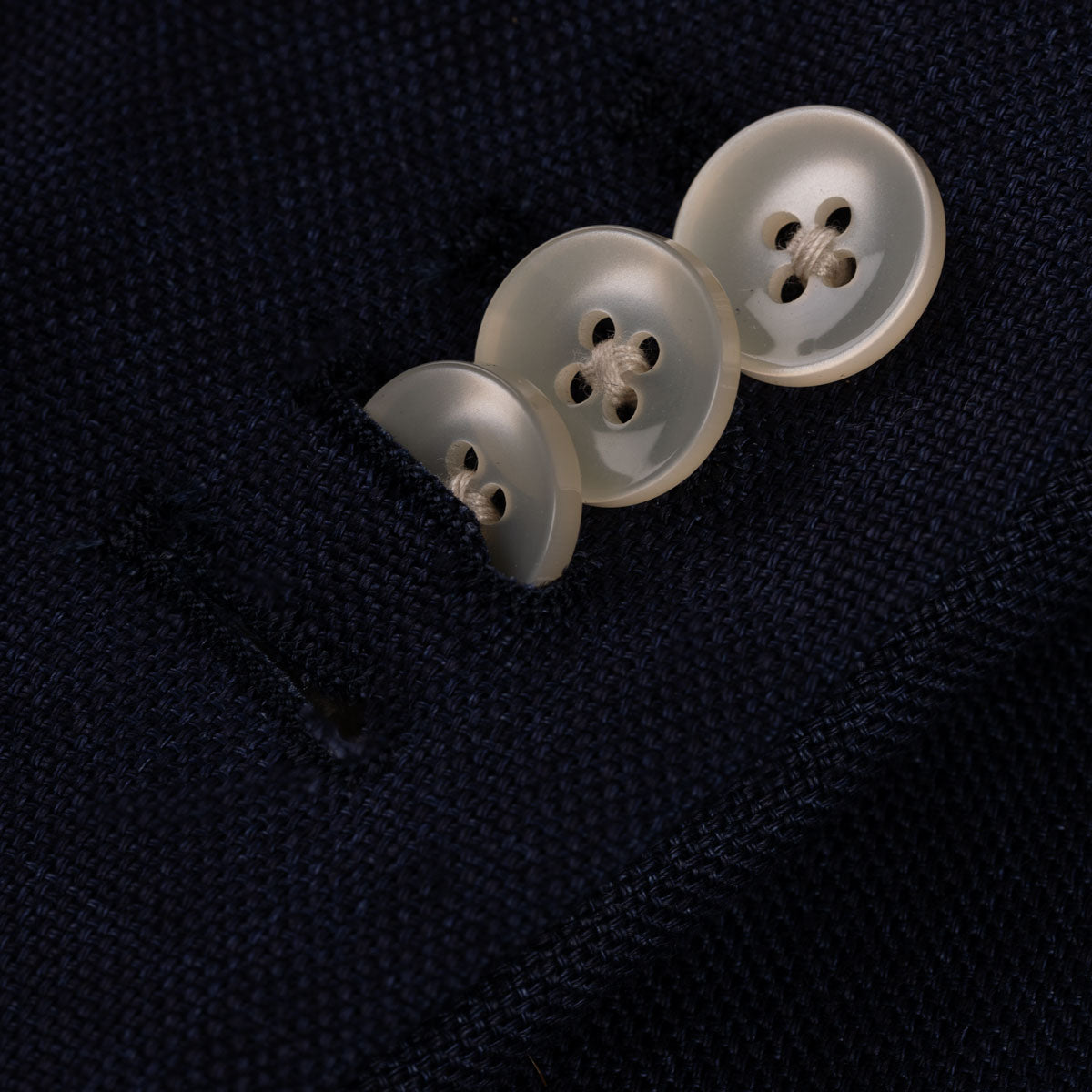 Sakko Genf aus Leinen in dunkelblau dkl. blau Bild 4