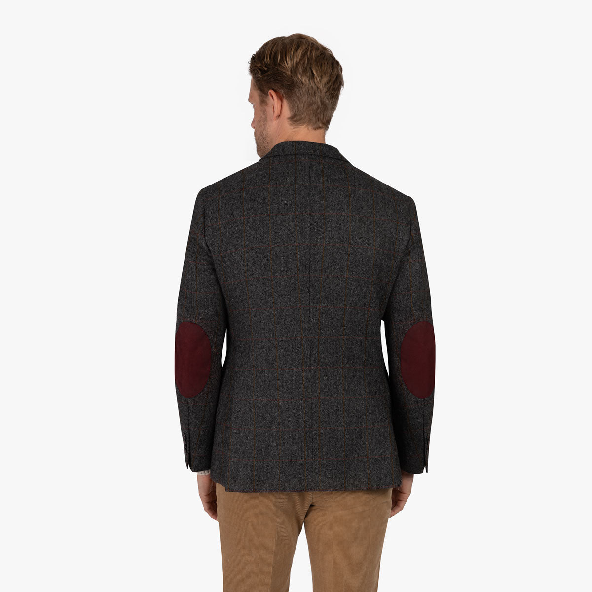 Sakko Genf aus Schurwolle in anthrazit mit Karomuster antra/karo Bild 3