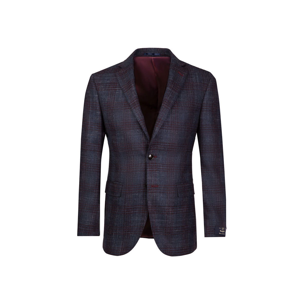 Sakko Genf mit dunkelrotem Karo in blau blau/karo Bild 5